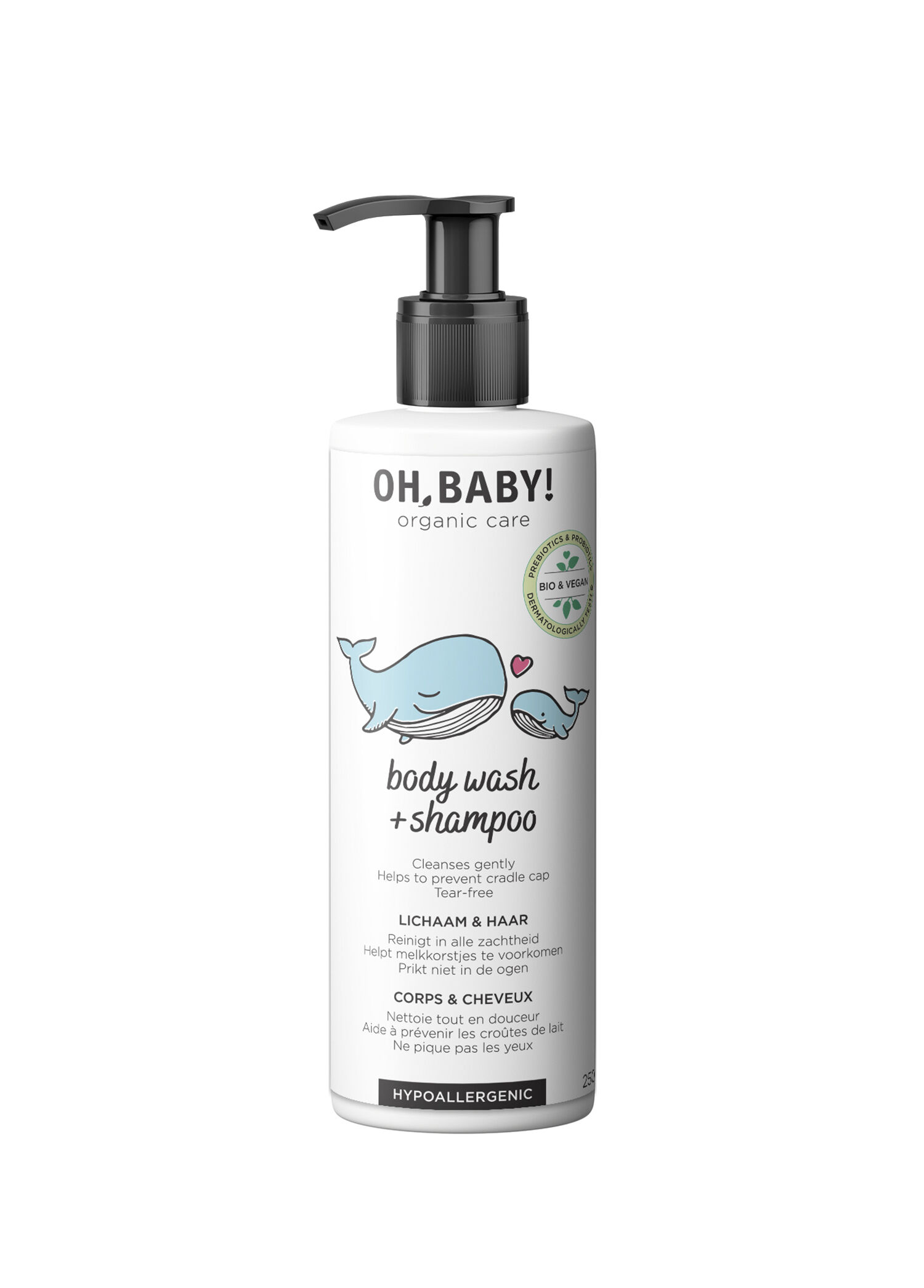 Organik Bebek Saç ve Vücut Şampuanı 250 ml
