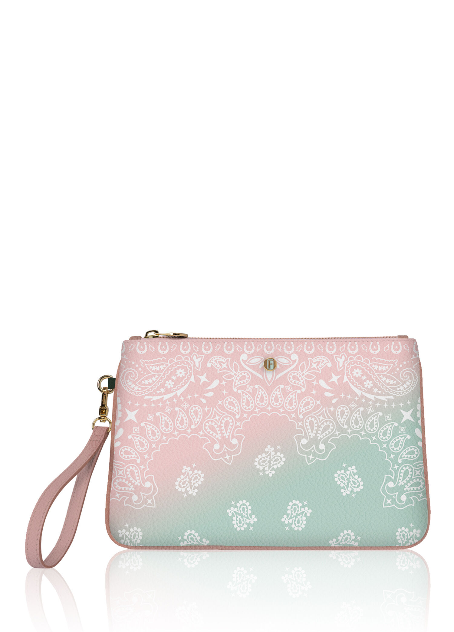 Dalida Dream Bandana Mint Açık Pembe Kadın El Çantası