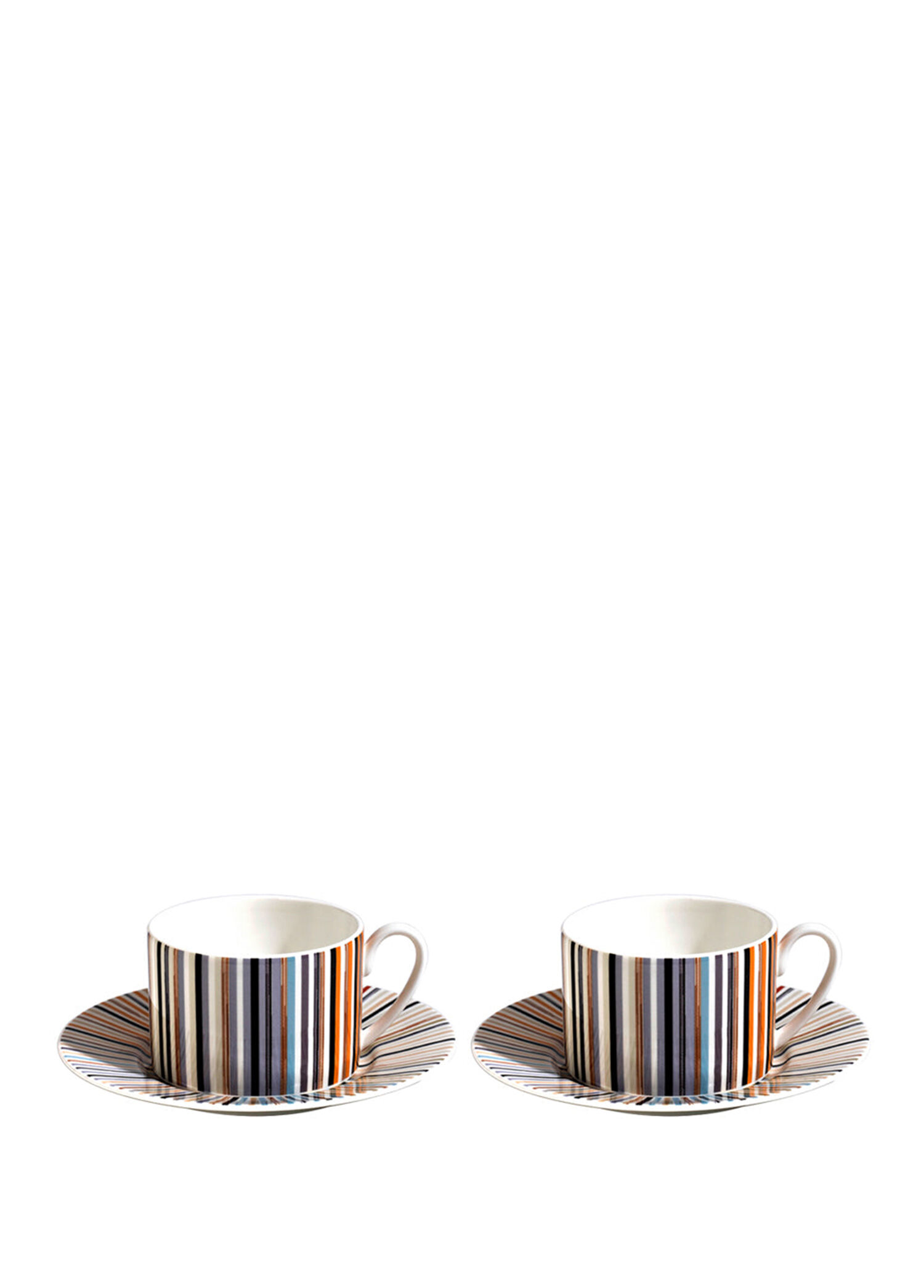 Stripes Jenkins 2li Porselen Kahve Fincan Seti