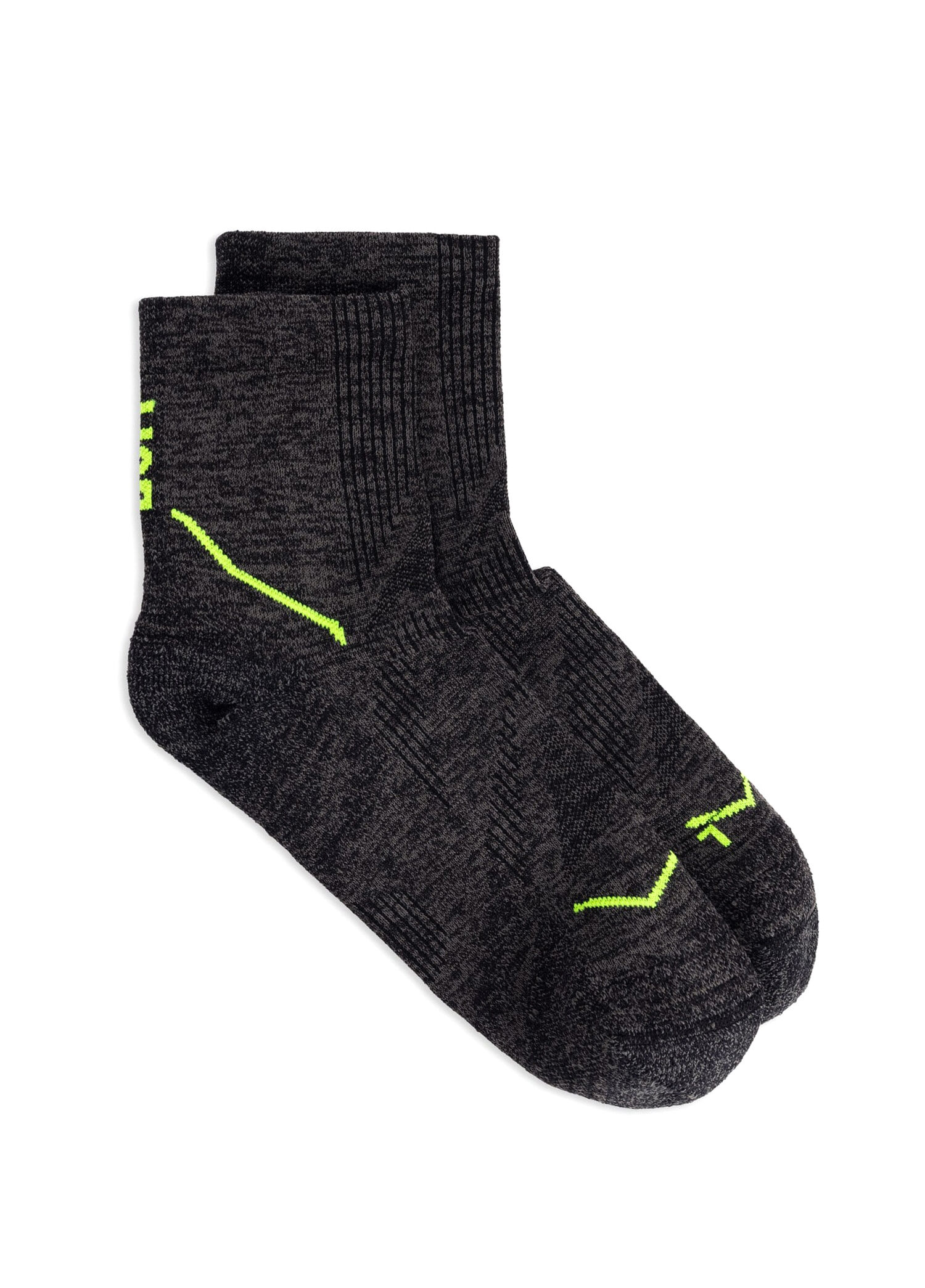 Dryflx® Quarter Sock Dq Black Unisex Çorap