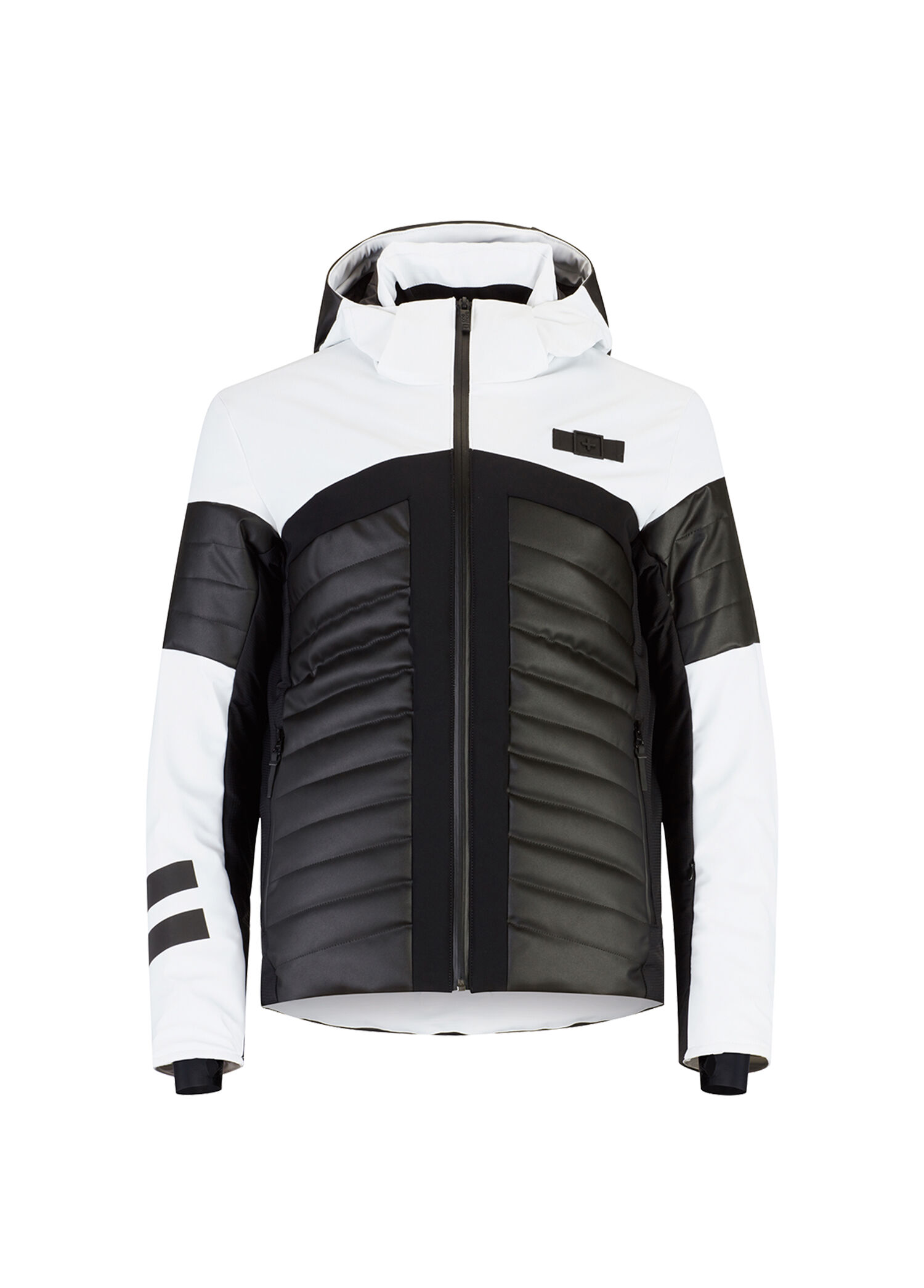 131 İnsulated Ski Black White Erkek Kayak Montu
