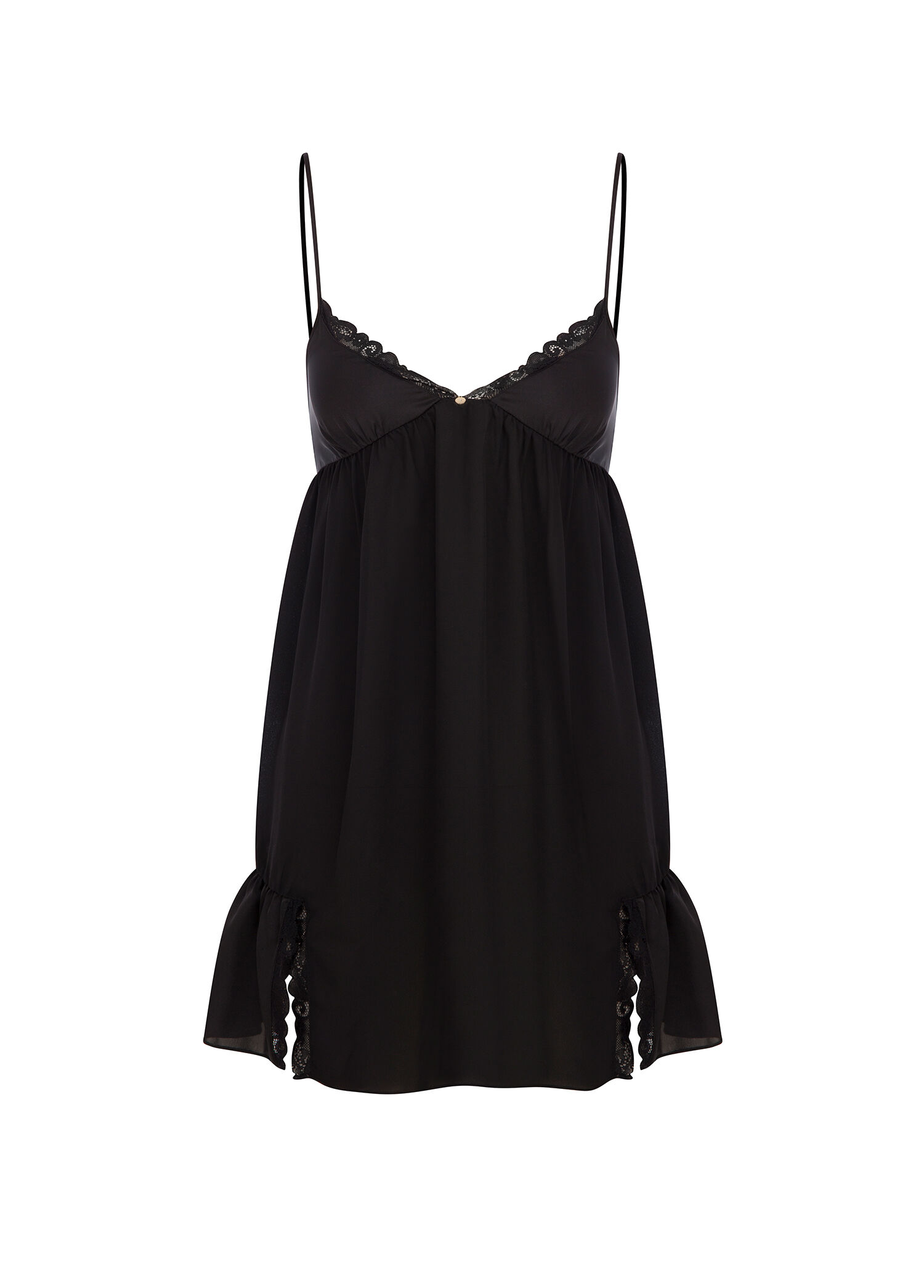 Audrey Babydoll Siyah Kadın Gecelik