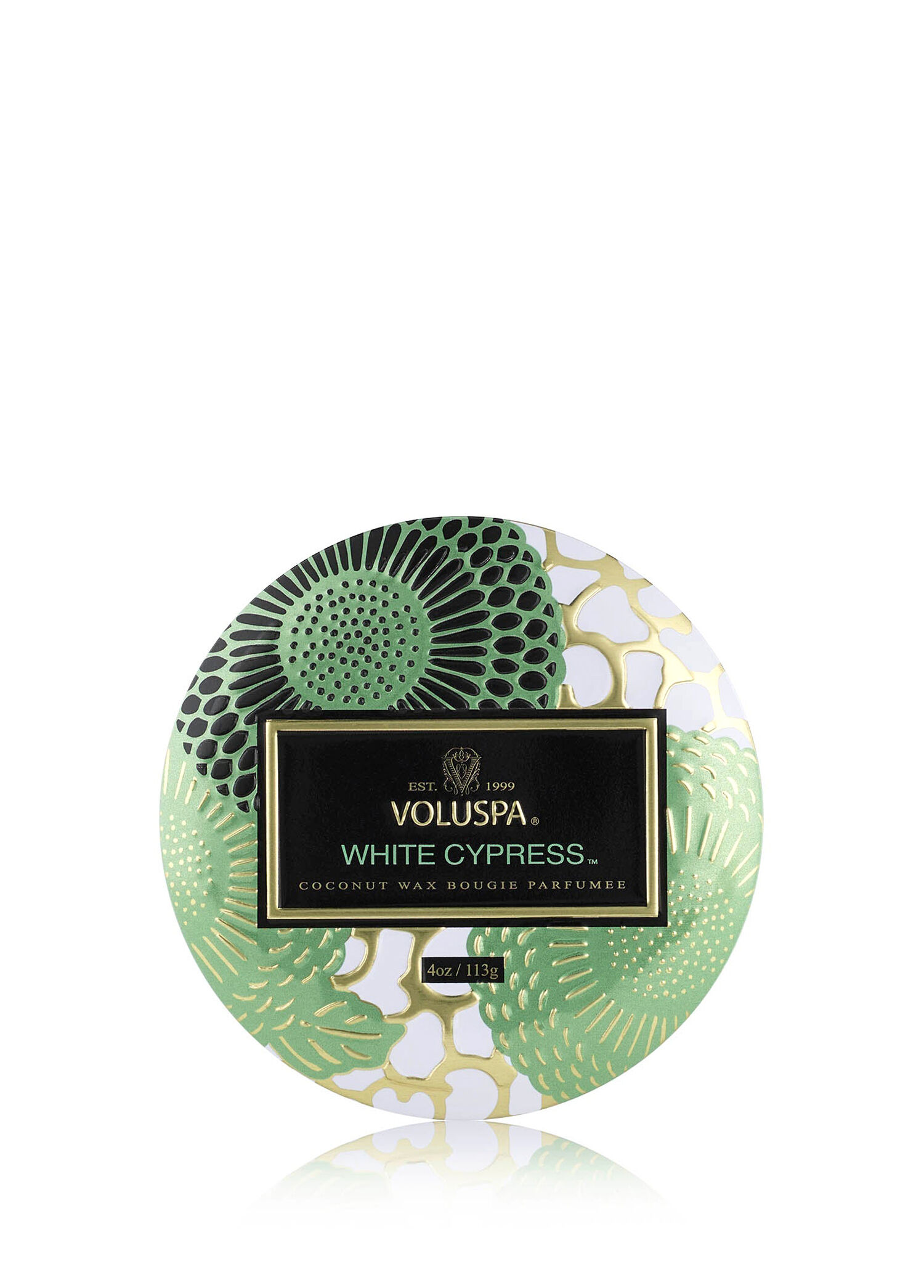 White Cypress Mini Tin Mum
