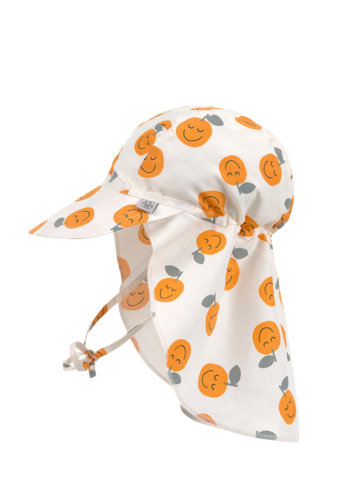 Flap Hat Orange Sea Salt UV Korumalı Uzun Unisex Çocuk Şapka