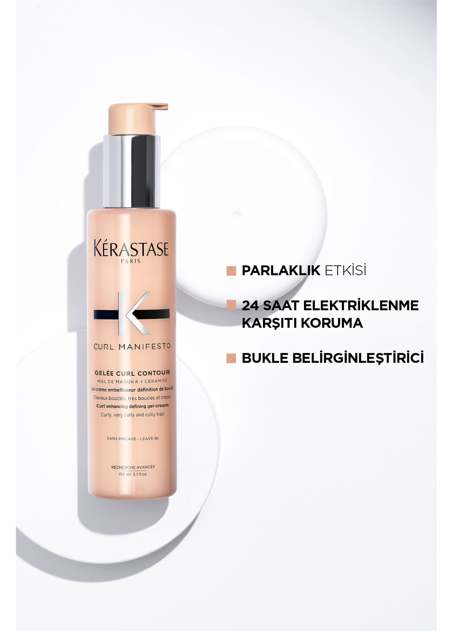 Kerastase - Curl Manifesto Bukle Belirginleştirici Krem Jel 150 ml