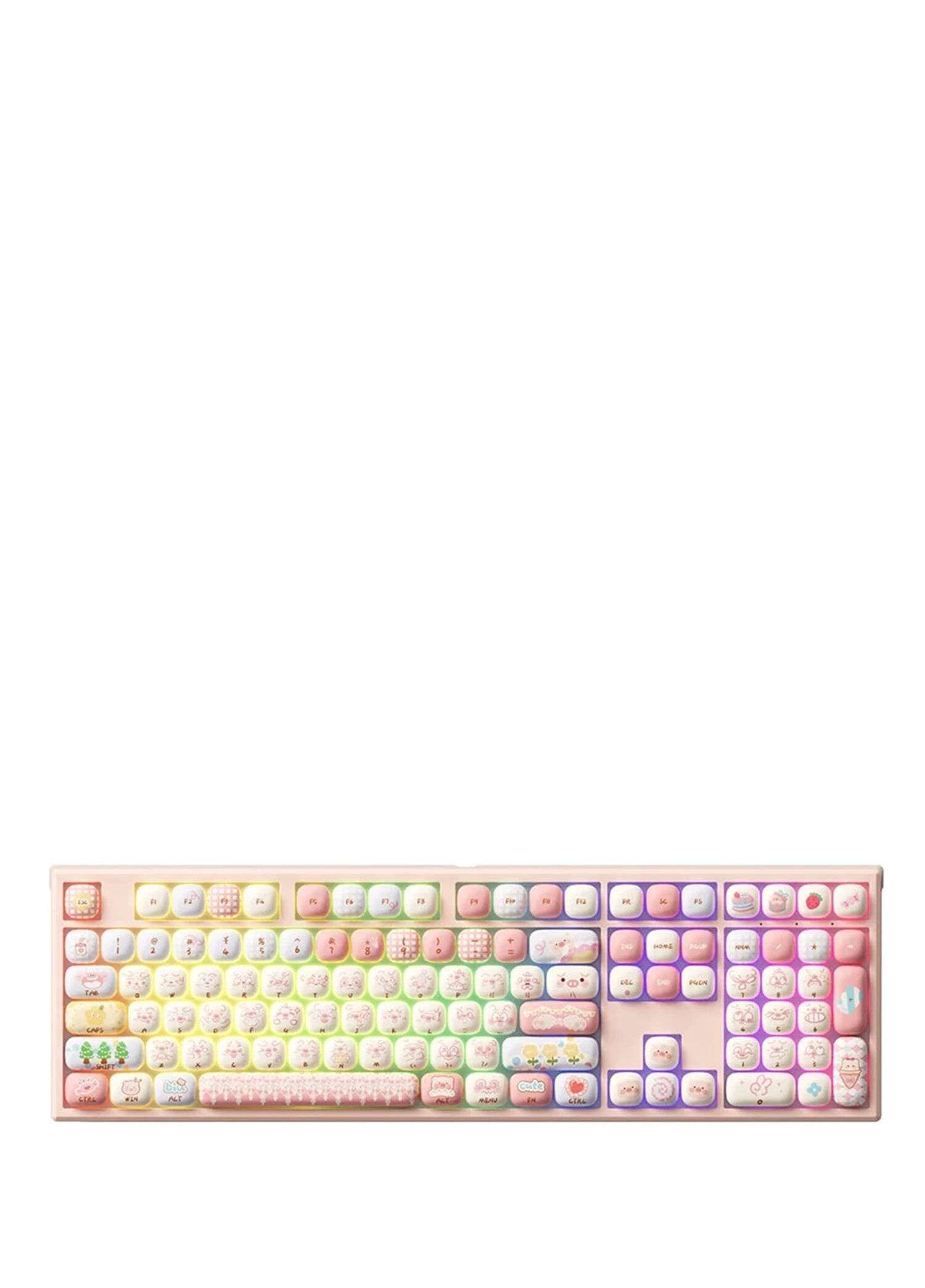 Monsgeek MG108B Piggy Party RGB Kablosuz Hotswap Mekanik Gaming Klavye