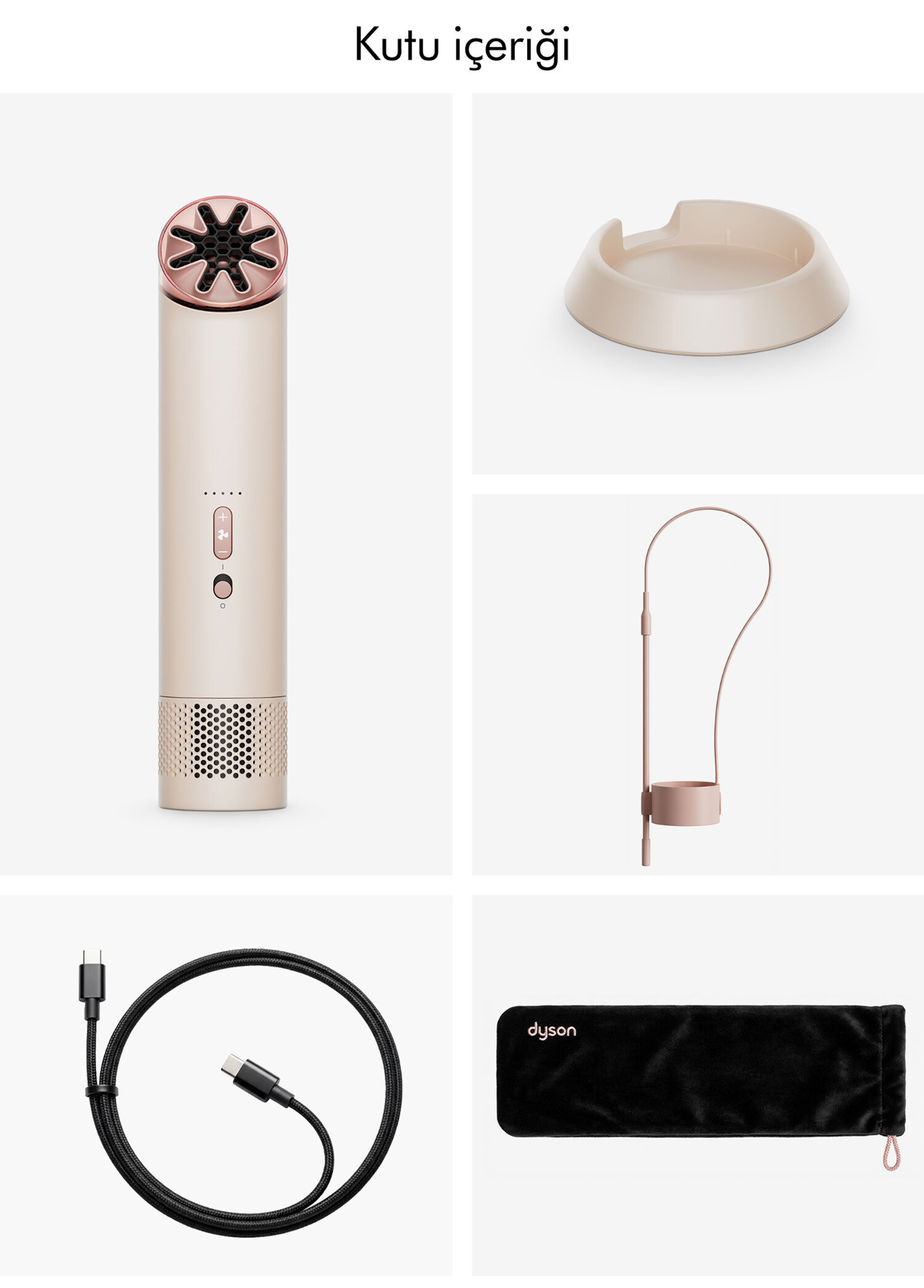 Dyson - HushJet™ Stone Blush Mini Cool Fan - Pembe