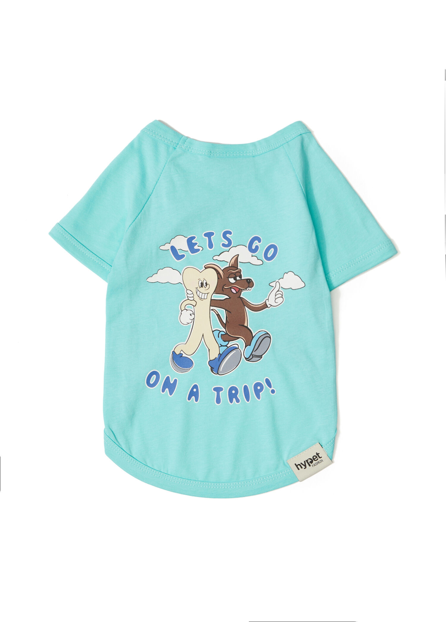 Trip Tee Pamuklu Mavi Köpek T-Shirt