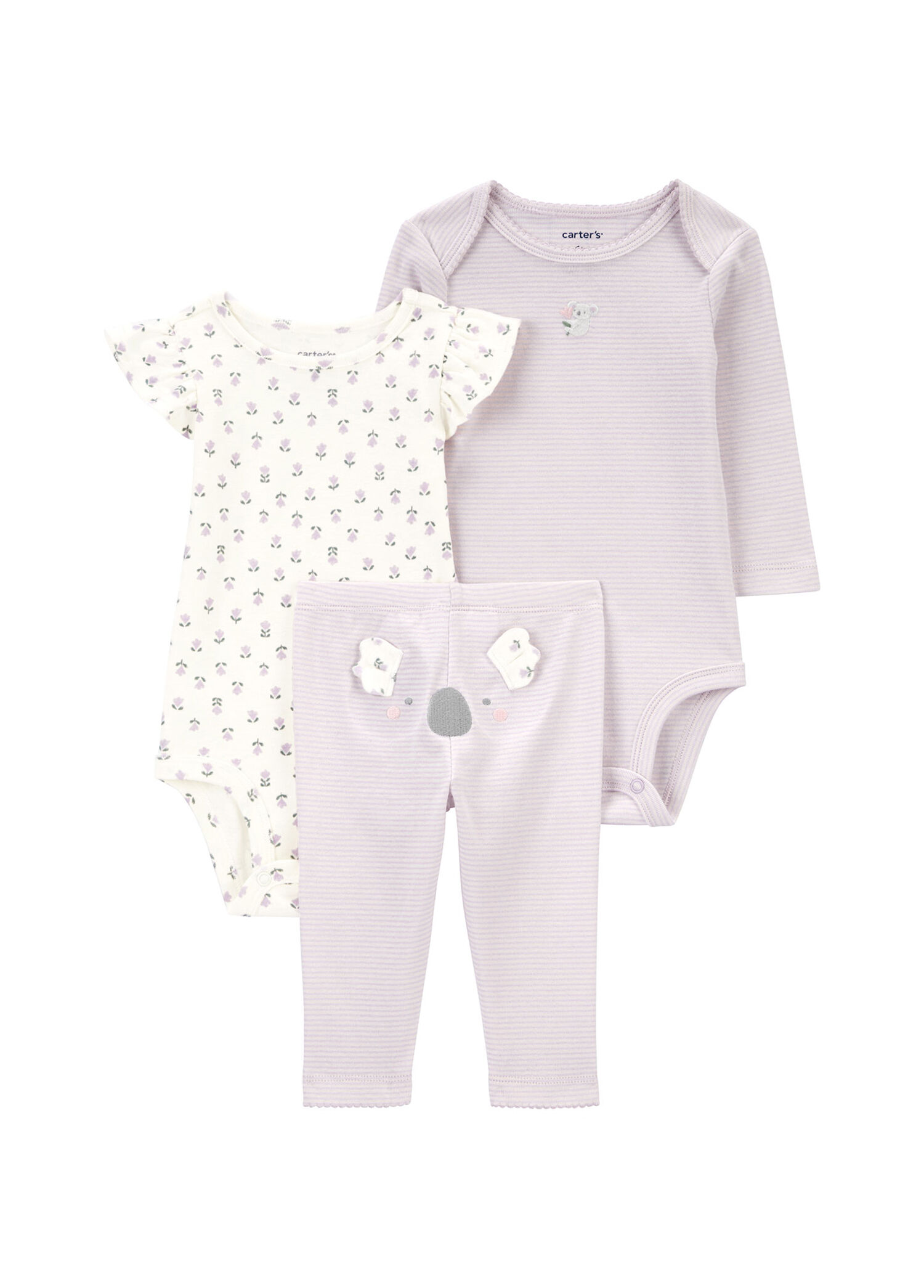 Kız Bebek Body & Pantolon 3'lü Set