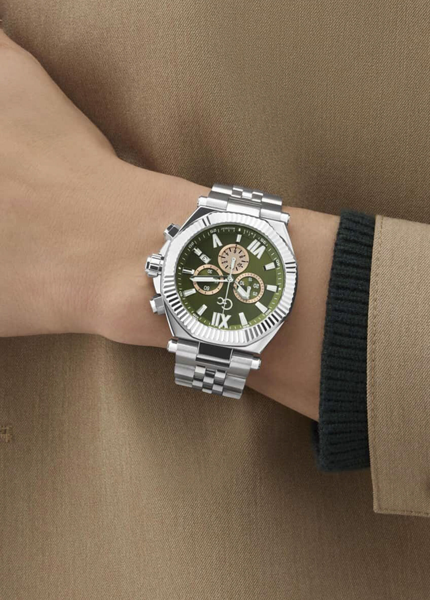GC Metalik Gri Erkek GCZ66004G9 Metalik Gri Çelik Erkek Kol Saati