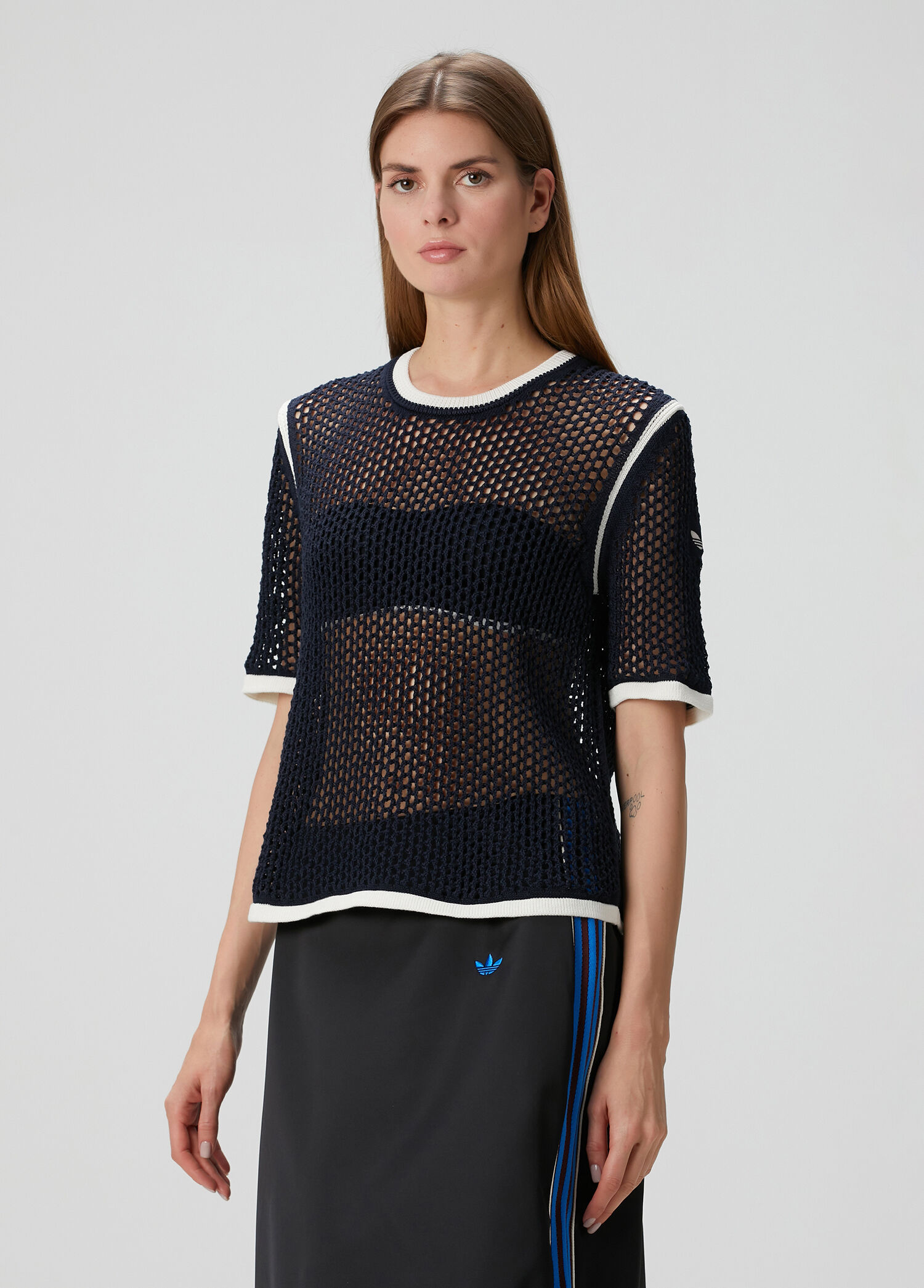 P Adidas Wales Bonner Knit Lacivert T Shirt