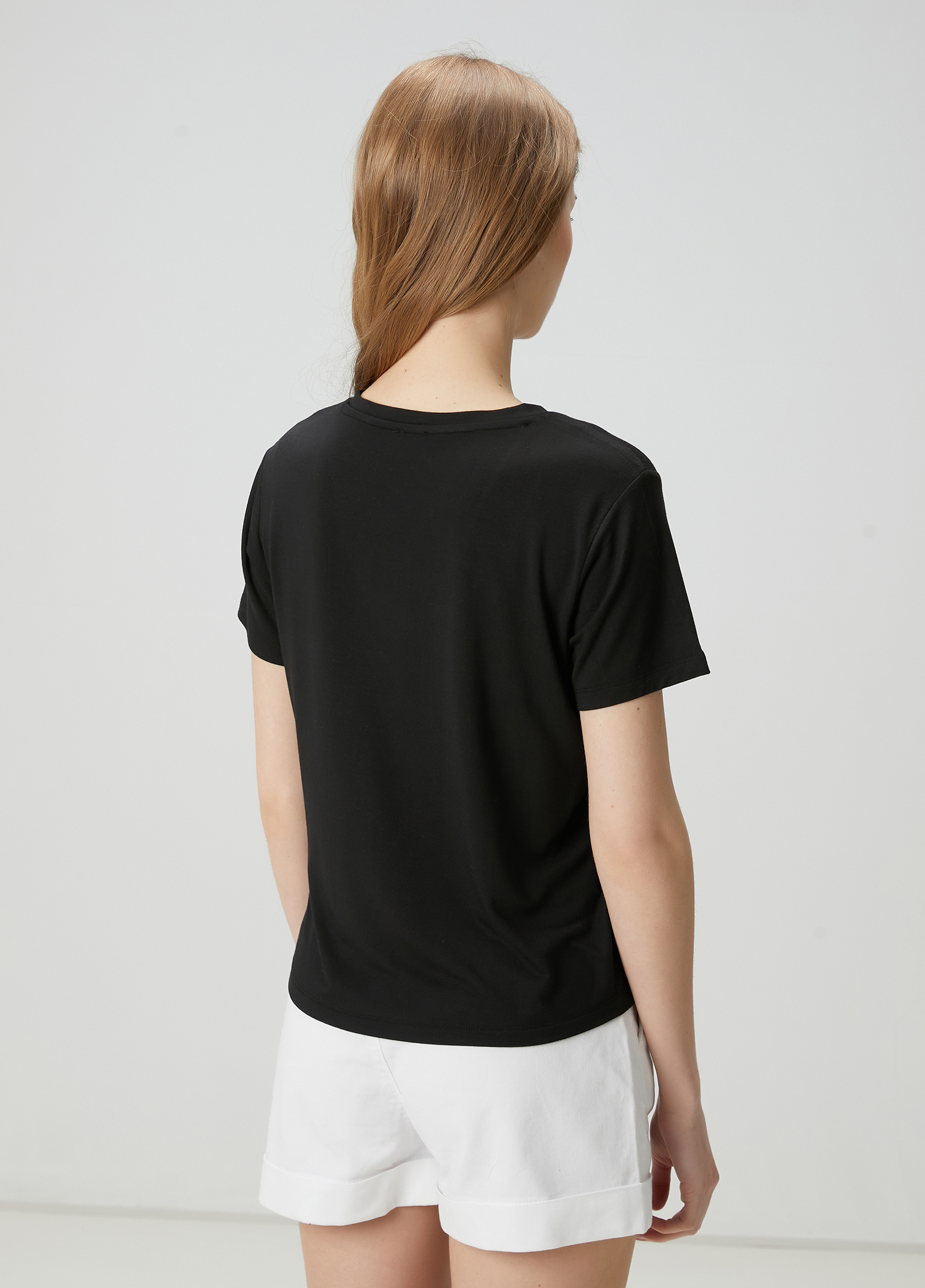 Siyah Modal T-shirt_3