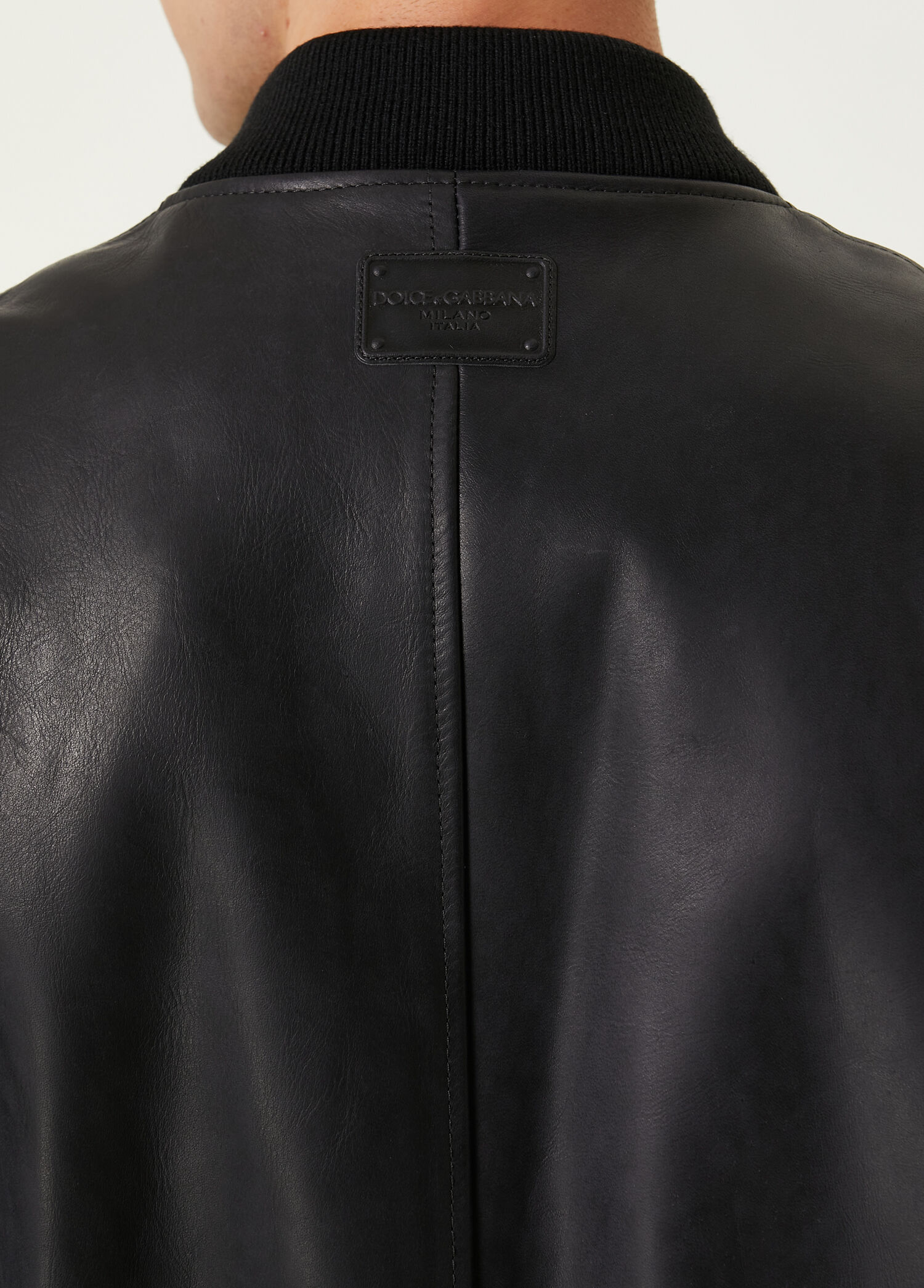 Dolce&Gabbana - Black Leather Jacket