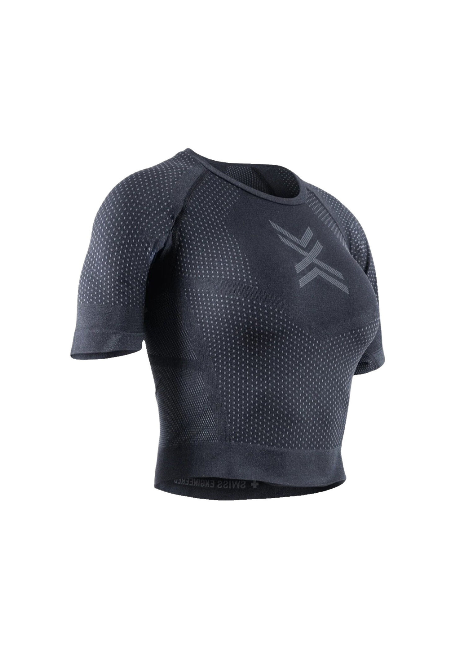 Xceed Run Crop Top Wmn Siyah Kısa Kollu Kadın Spor T-shirt