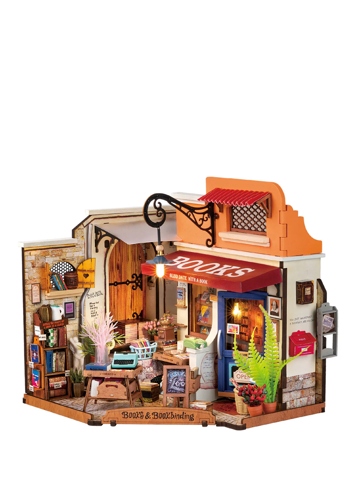 Rolife Corner Bookstore Kendin Yap Minyatür Maket
