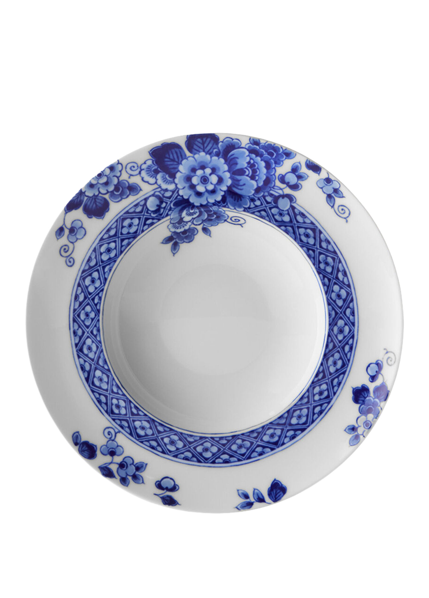 P Vista Alegre Blue Ming Mavi Porselen Cukur Tabak 25 Cm