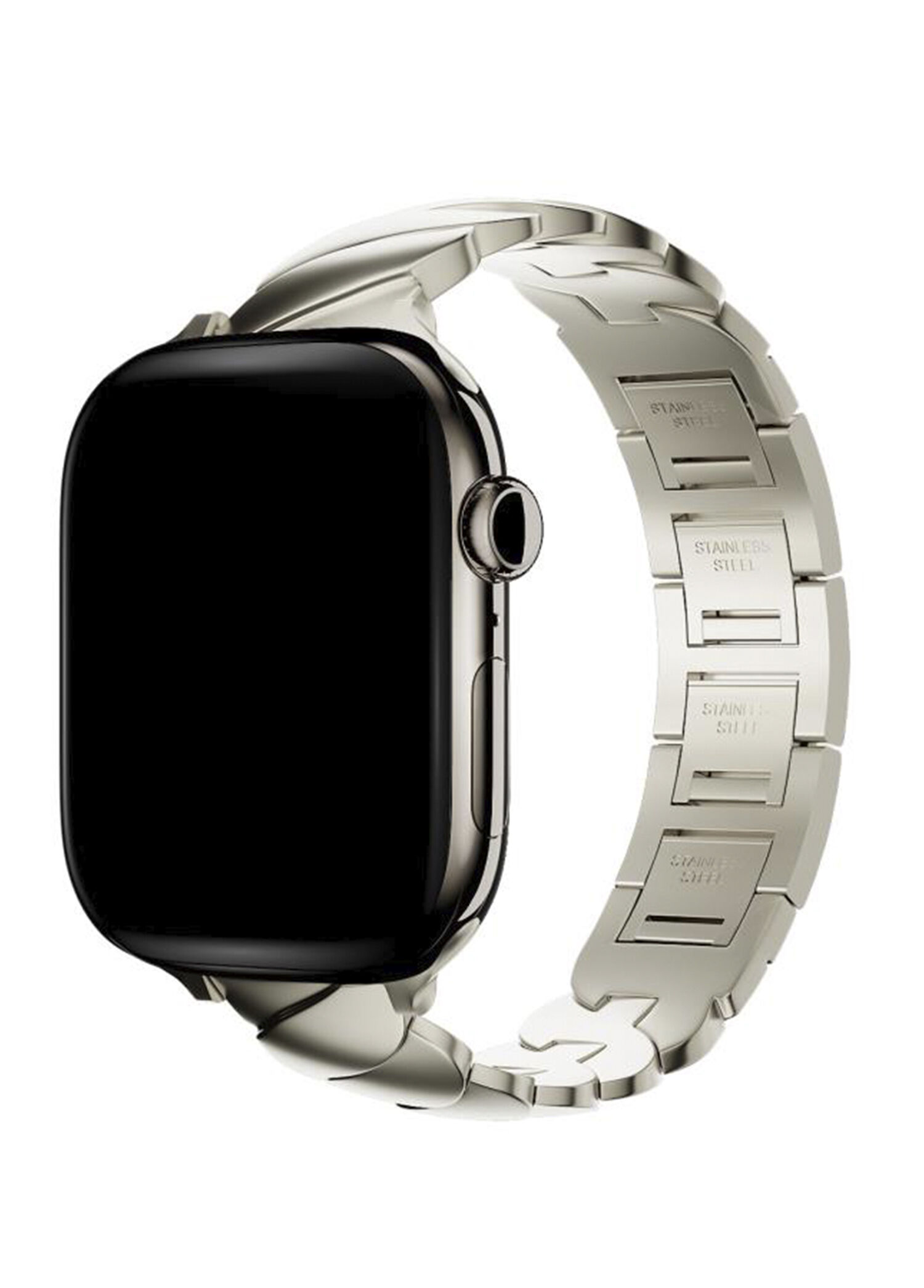 Apple Watch Uyumlu Starlight Aurina Loop Çelik Akıllı Saat Kordon