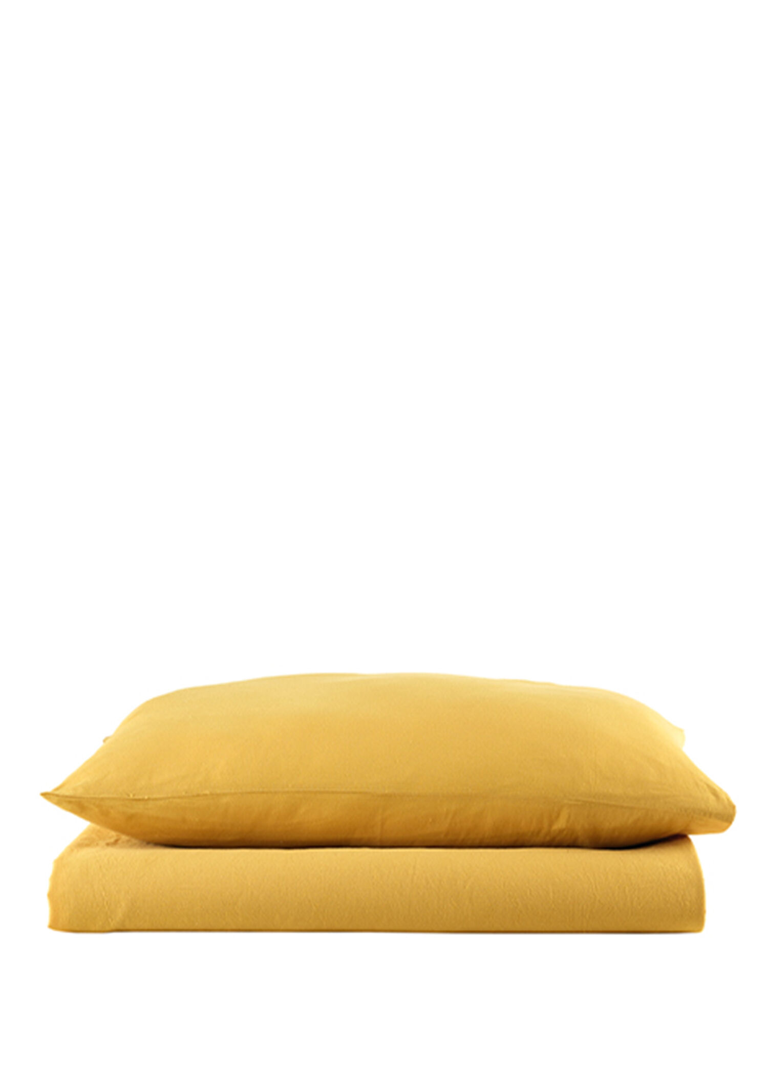 Bürümcük Mango Sarı Çarşaf Seti  270x310 cm