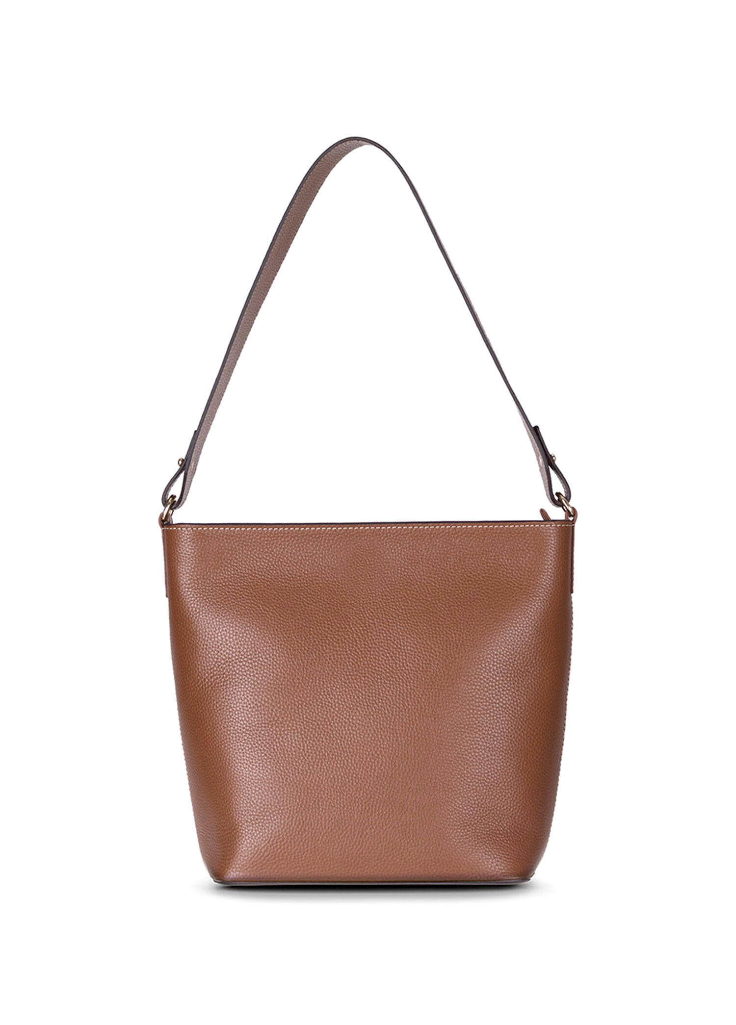 Bloominbag Taba Kadın Milano Zip Tote Warm Camel Taba Deri Askılı