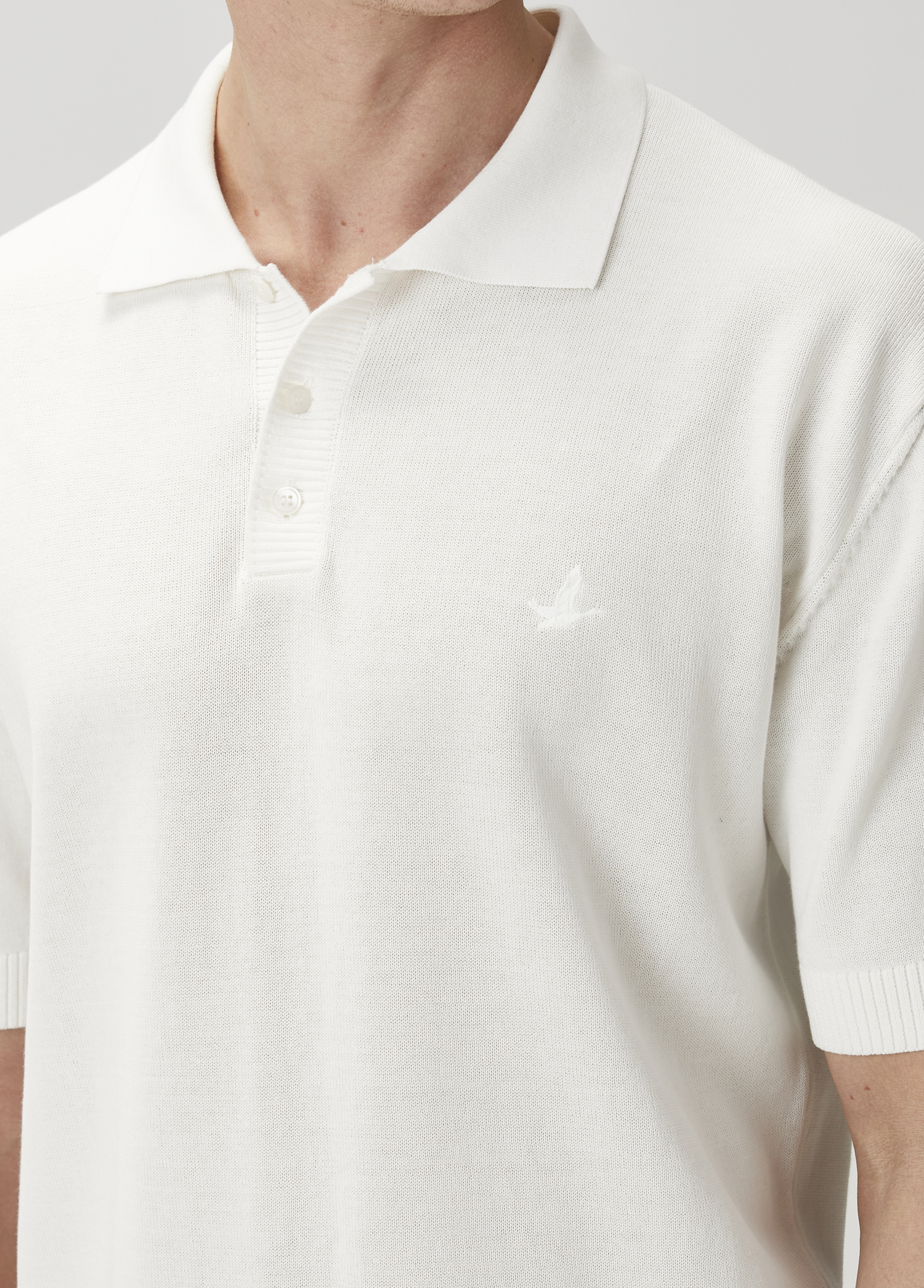 Kırık Beyaz Polo Triko_6
