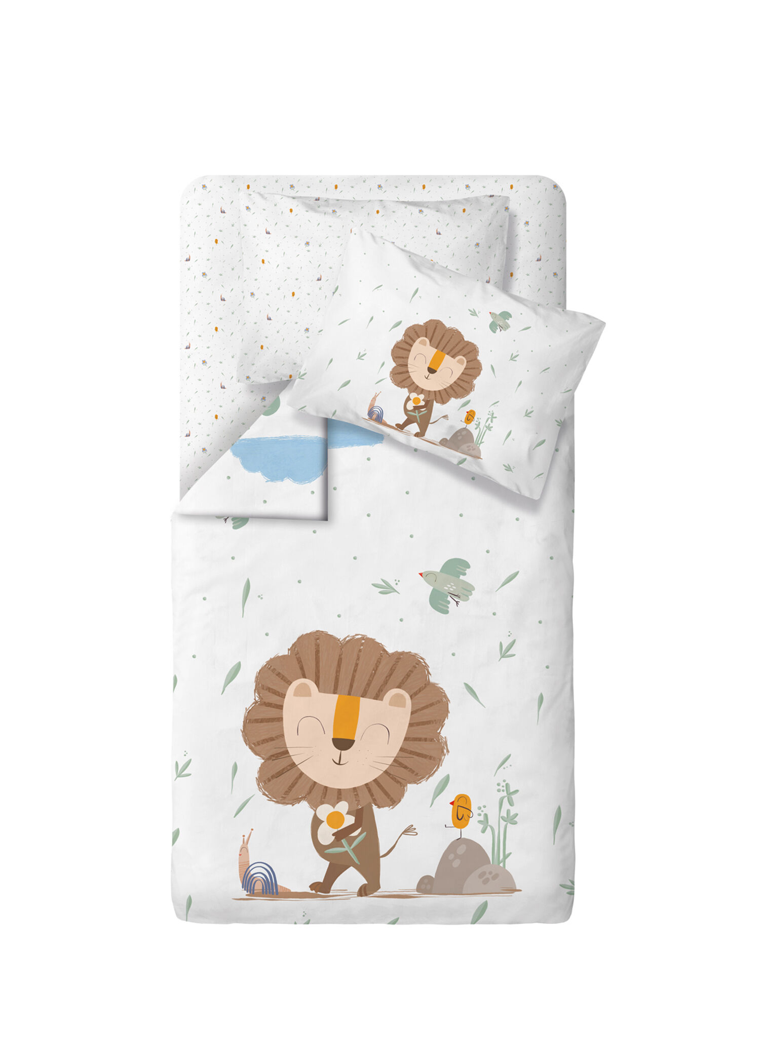 Simba %100 Organik Pamuk Saten Bebek Nevresim Takımı
