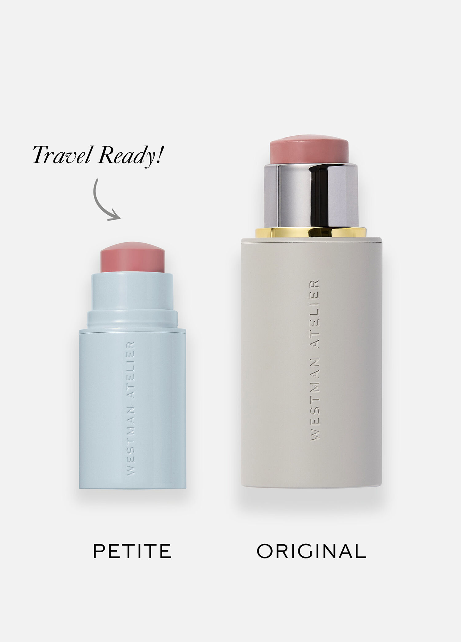 Westman Atelier - Baby Cheeks Blush Stick Petite Trio - PETAL, JAM