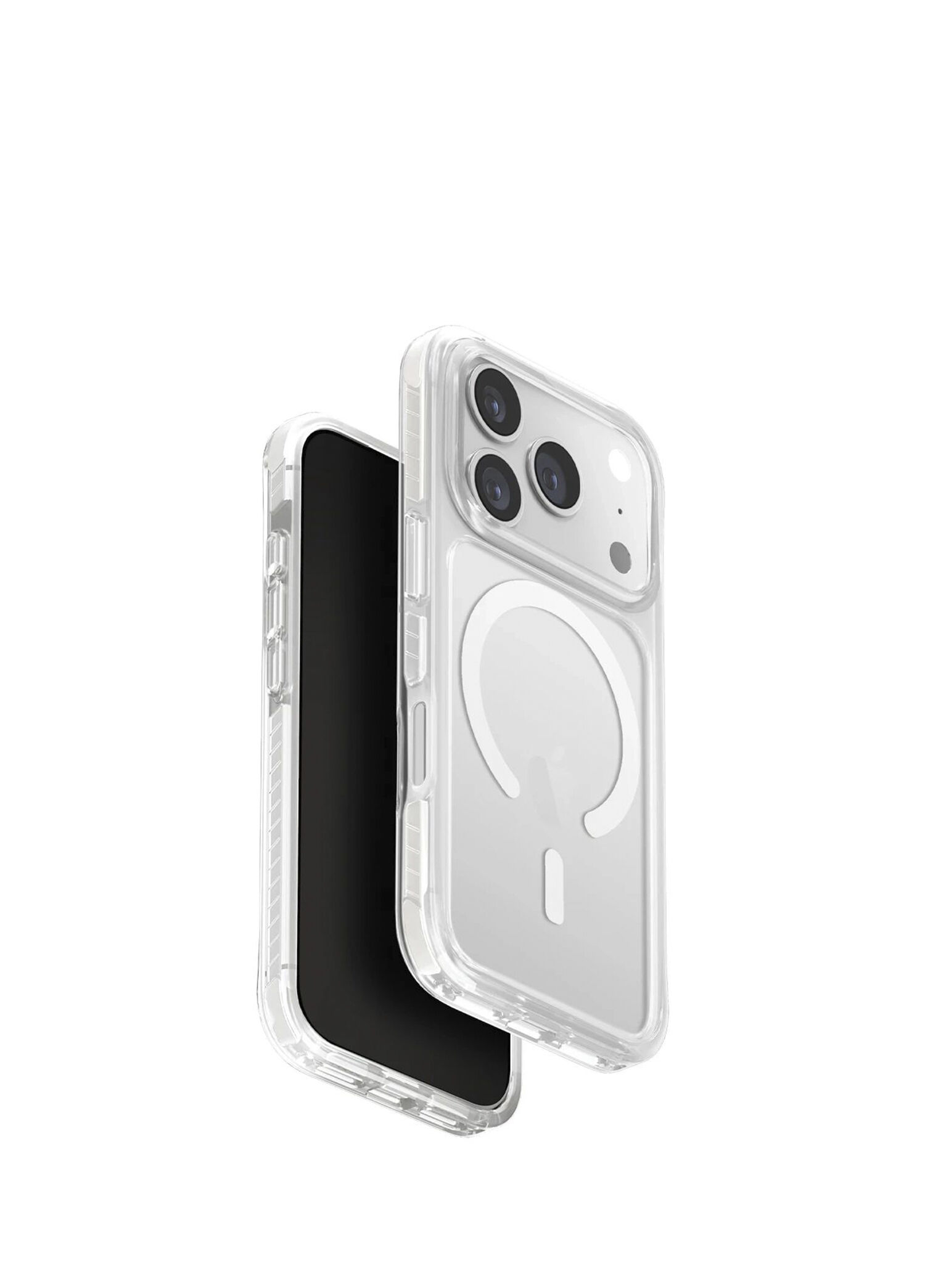 Combat iPhone 17 Pro Max MagSafe Uyumlu Beyaz Telefon Kılıfı