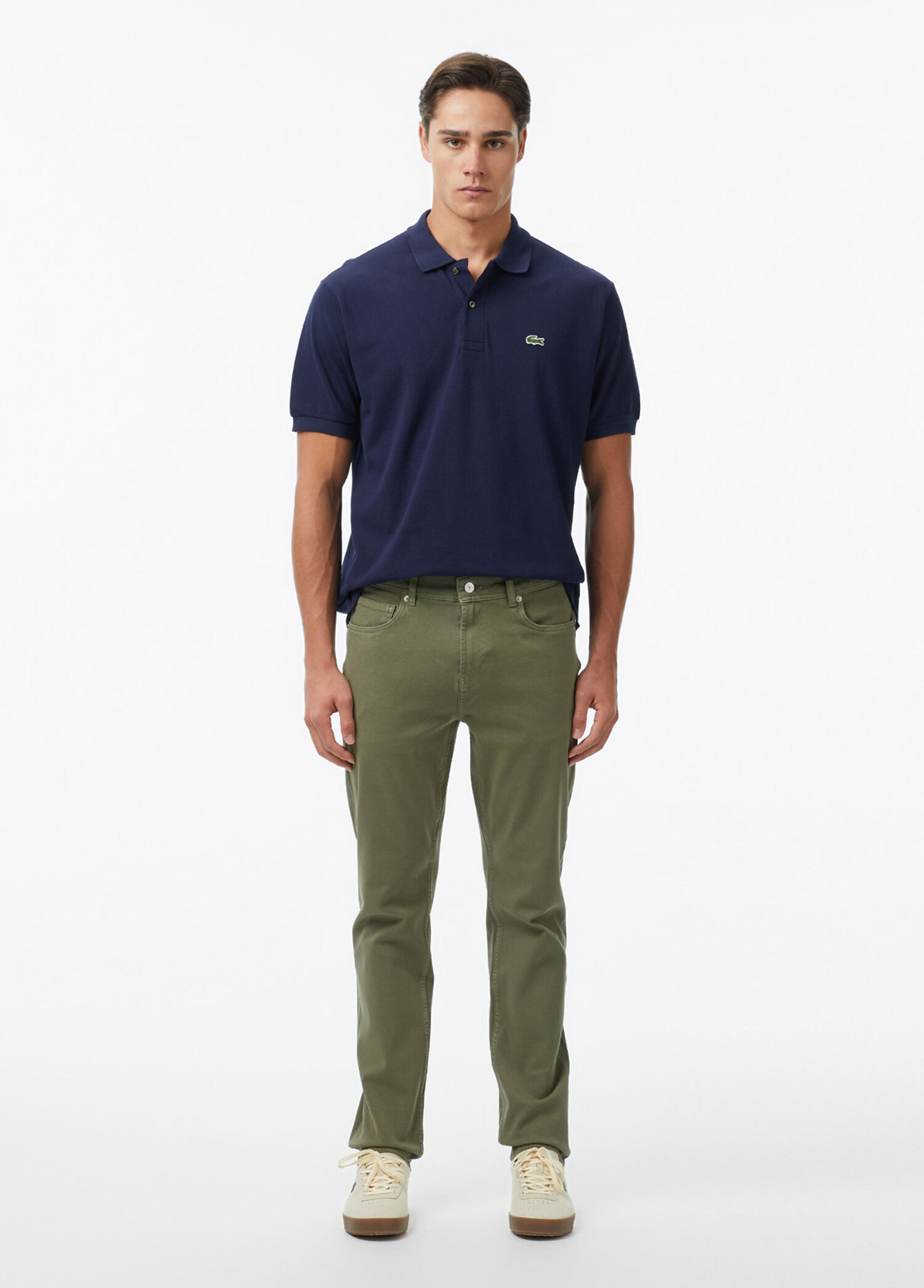 Haki Slim Fit Erkek Jean Pantolon
