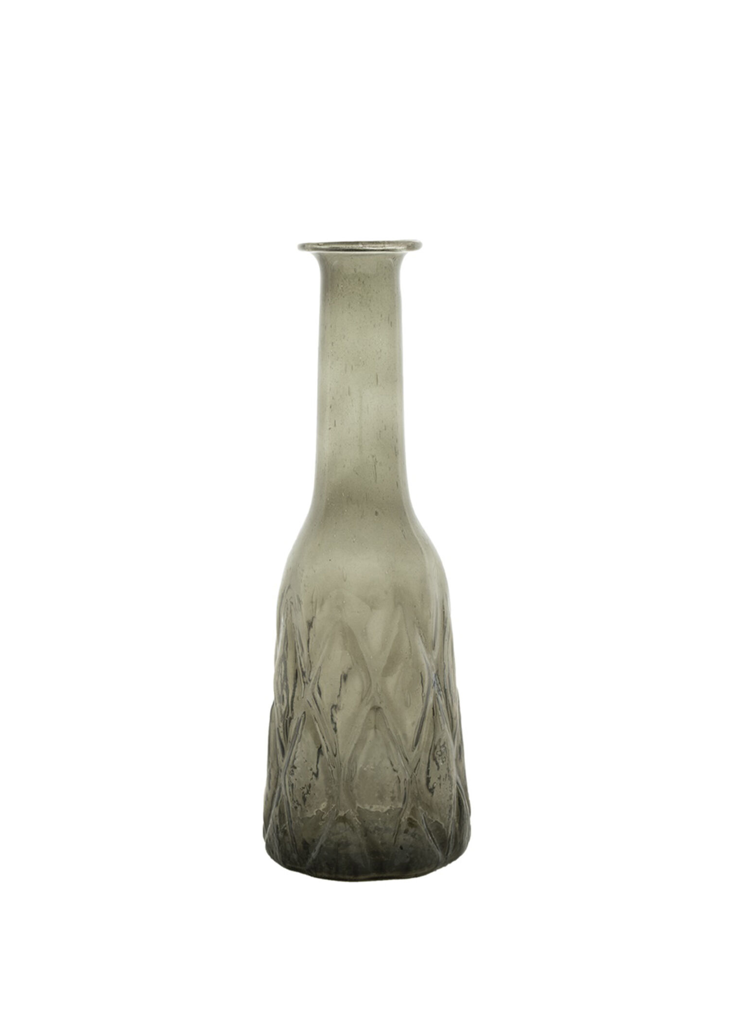 Yeşil Cam Vazo 18x8 cm