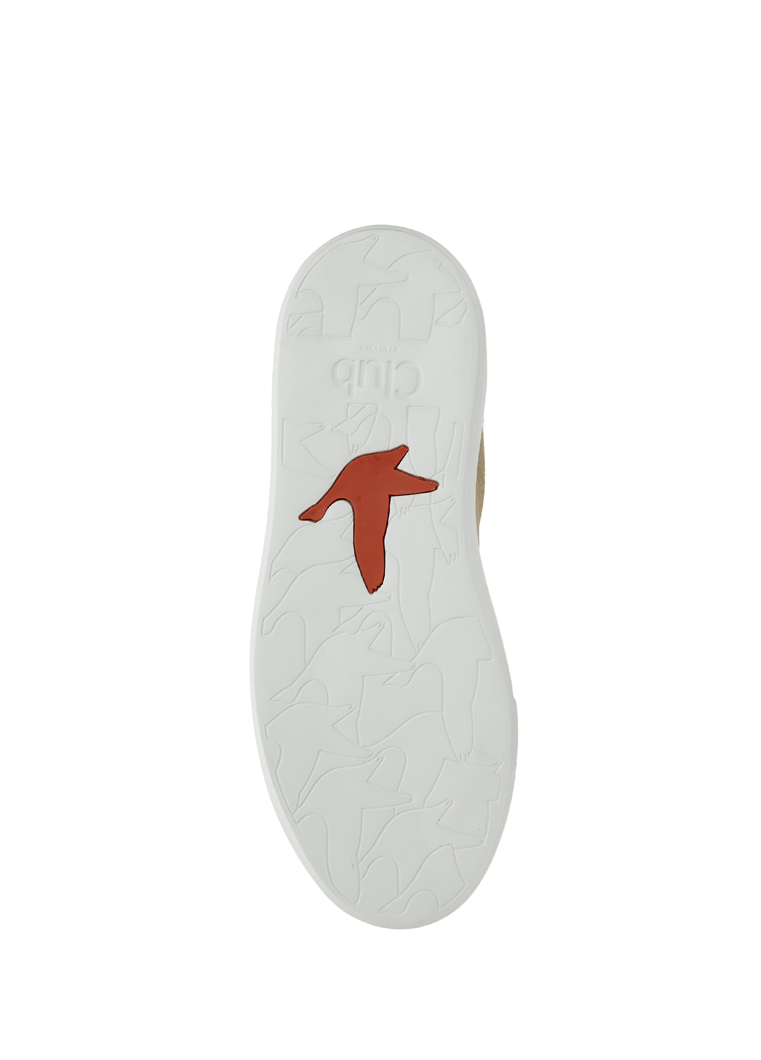 Bej Logo Taba Kadın Süet Sneaker_4