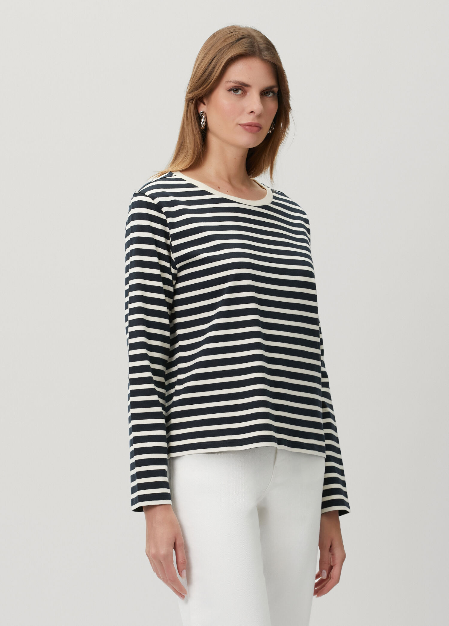 Marron Black And White T-Shirt