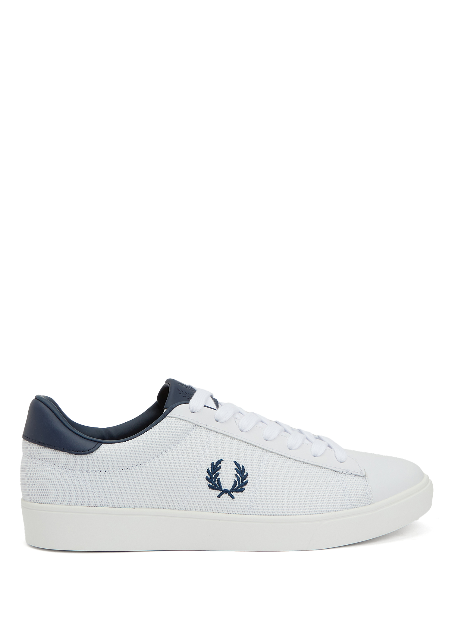 Spencer White Men's Leather Sneakers
