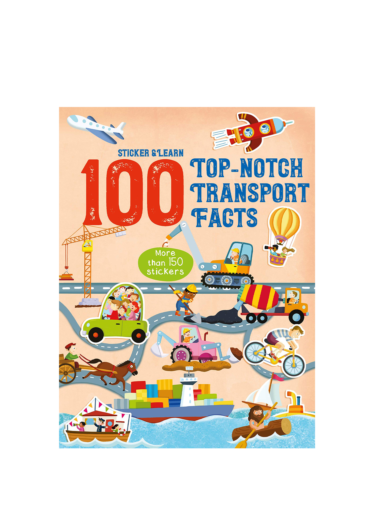 100 Facts Sticker and Learn Top Notch Transport Facts