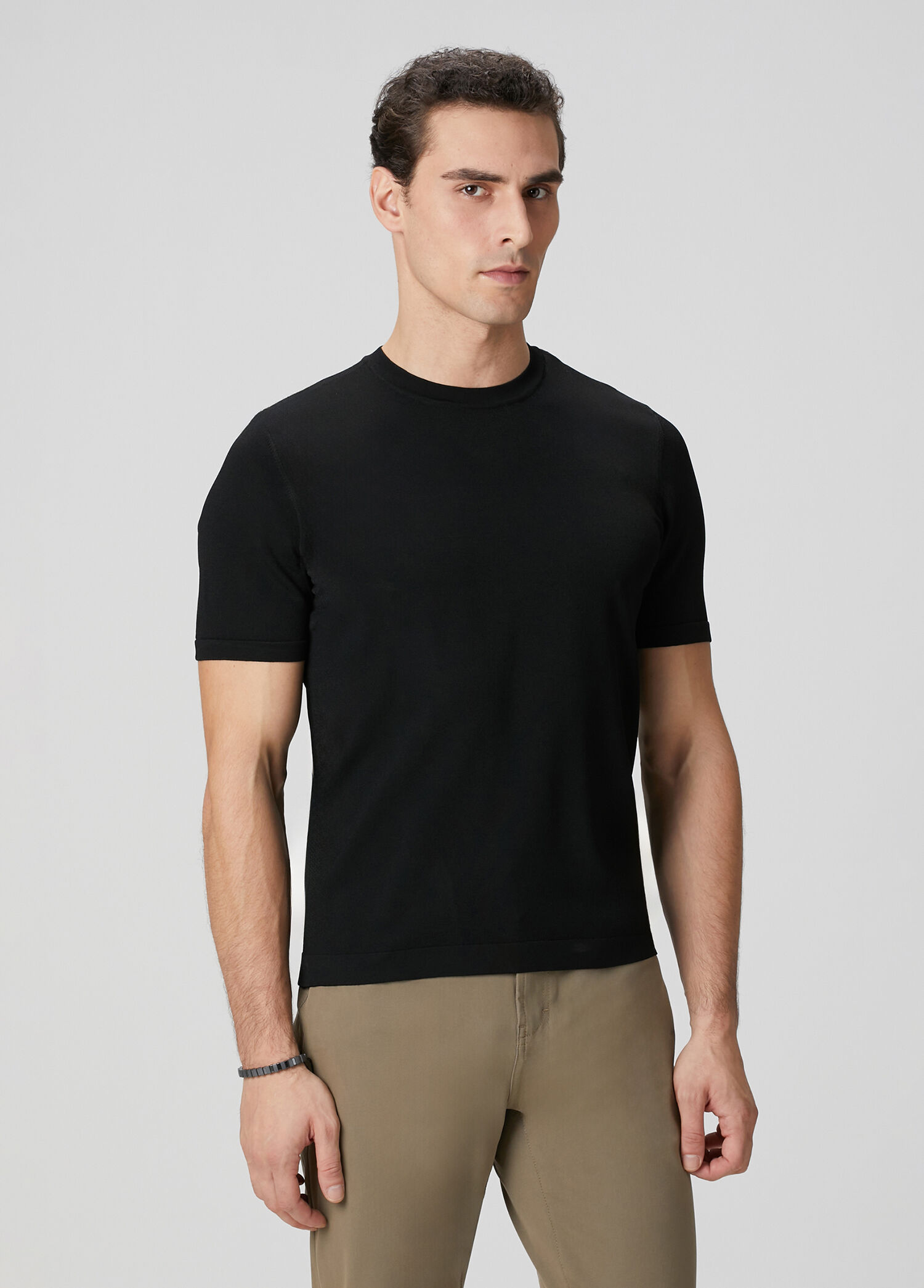 Siyah Basic Triko Kazak