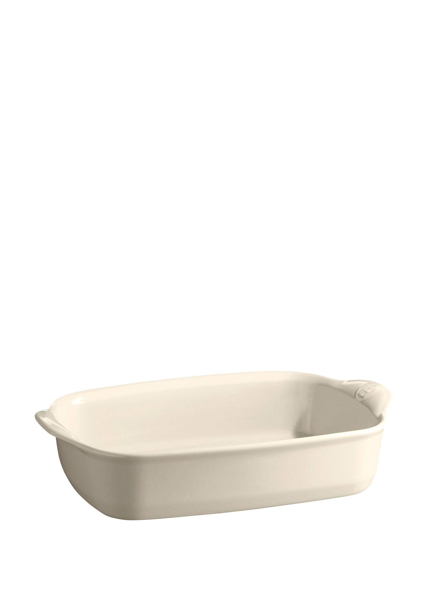 Ekru Seramik Dikdörtgen Fırın Kabı 30x19 cm