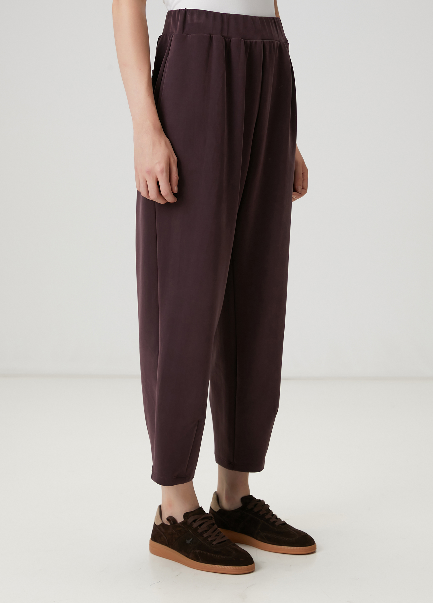 Mürdüm Jersey Pantolon_3