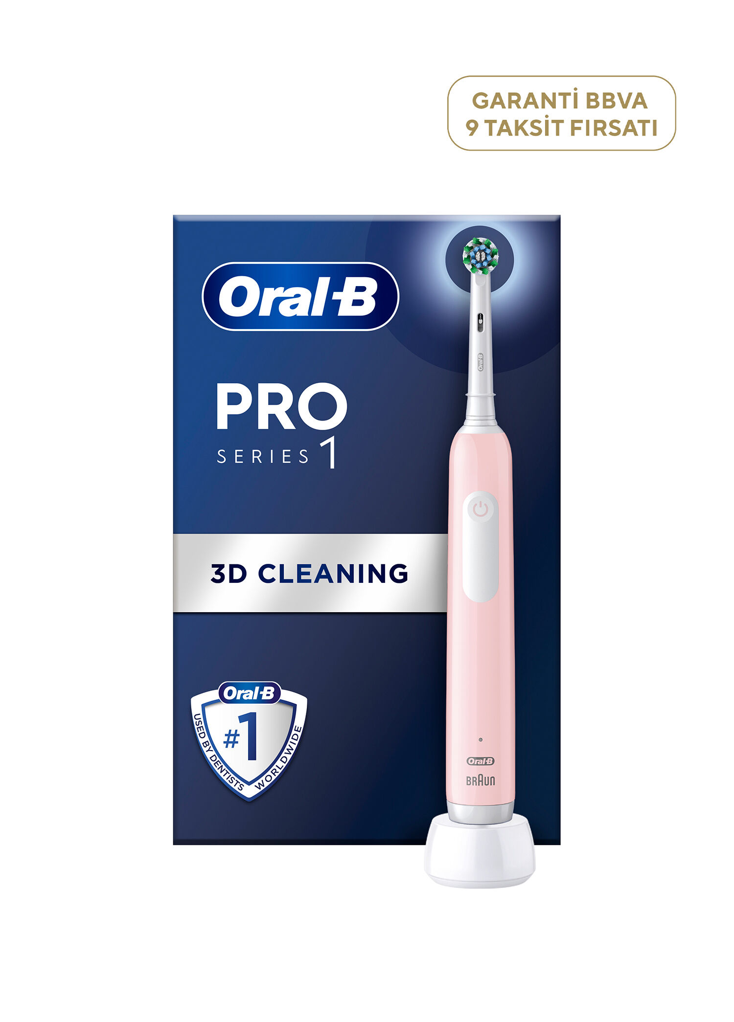 Pro Series 1 Pembe Şarjlı Diş Fırçası
