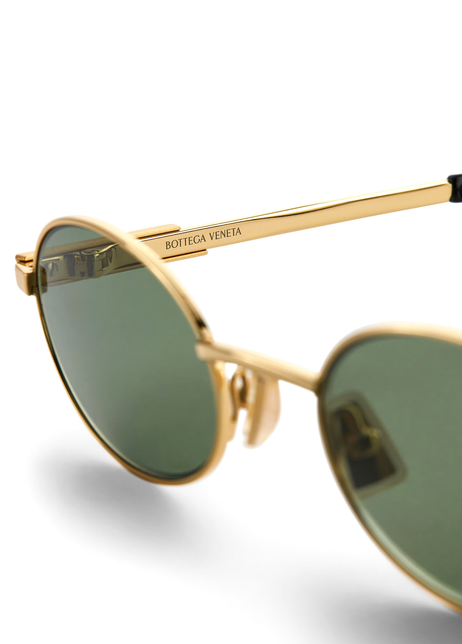 Bottega Veneta Yesil-Altin Kadın BV1470S Yeşil Gold Kadın Güneş
