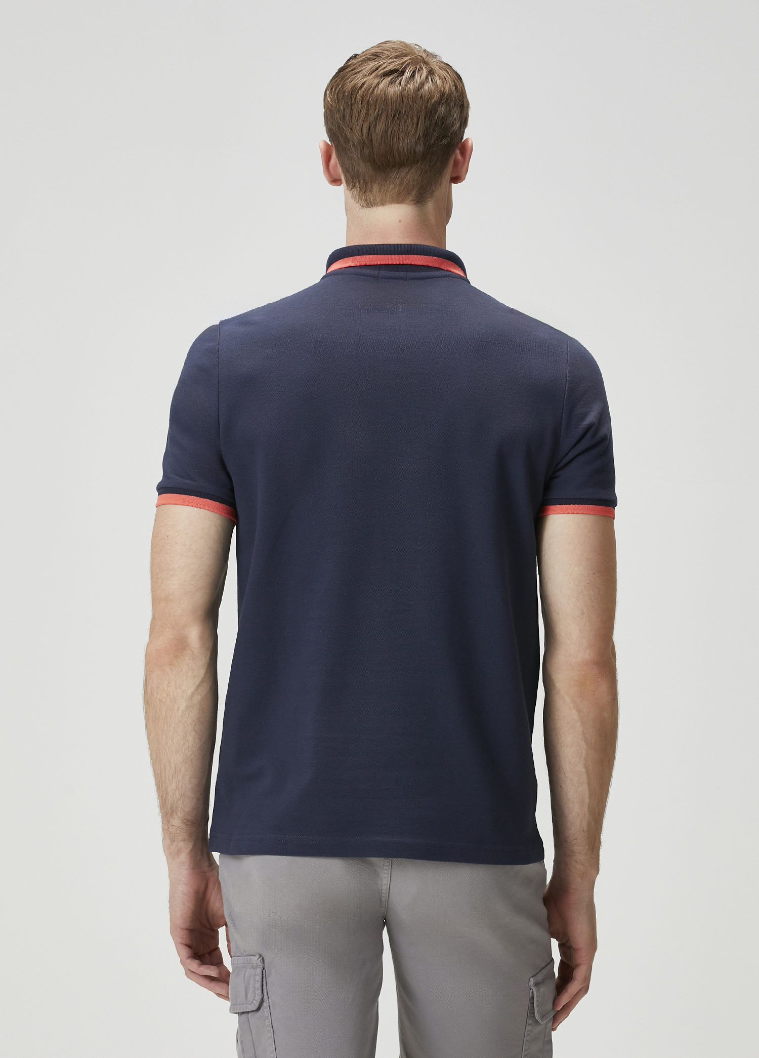 Lacivert Mercan Polo Yaka T-shirt_3