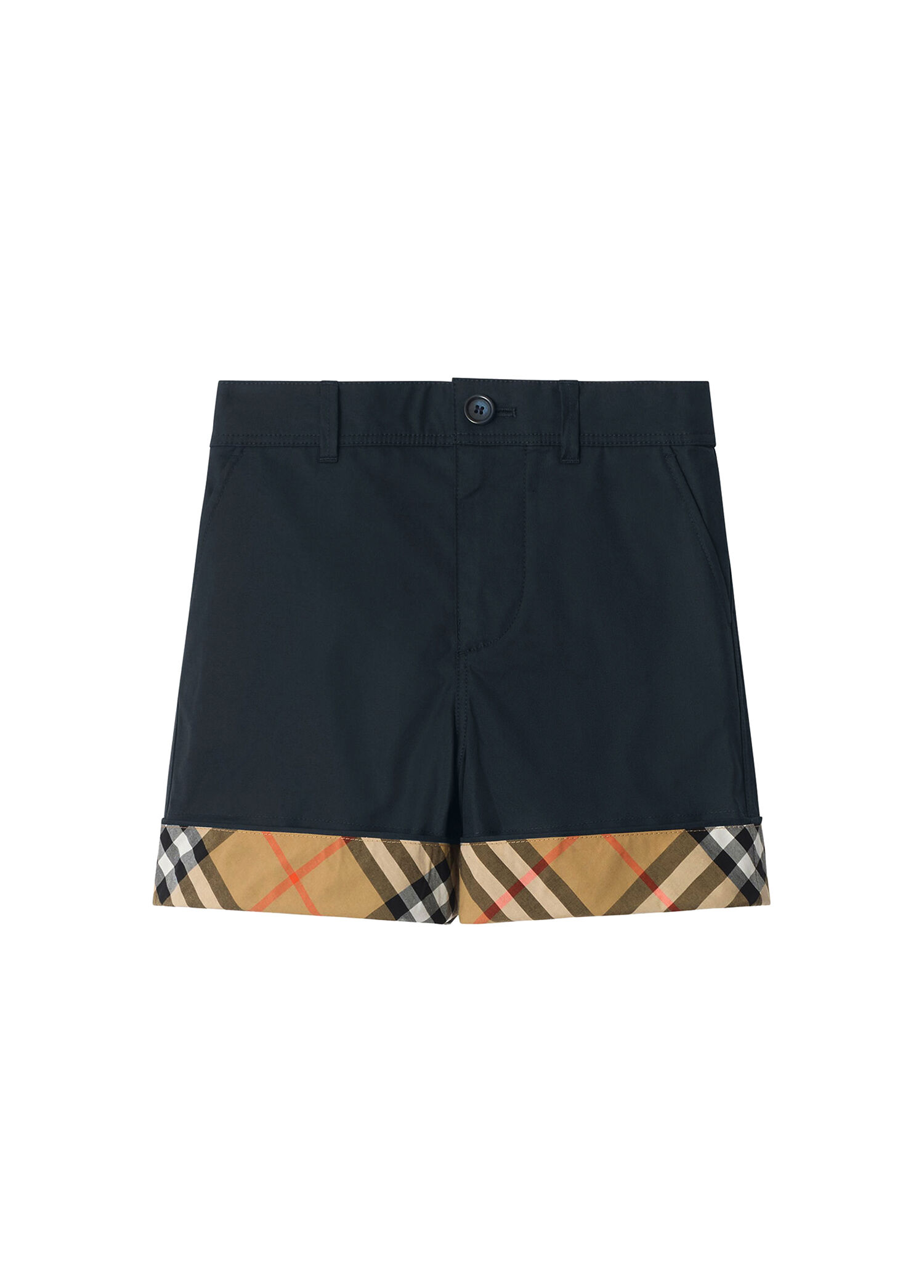 Oscar Check Lacivert Unisex Çocuk Şort
