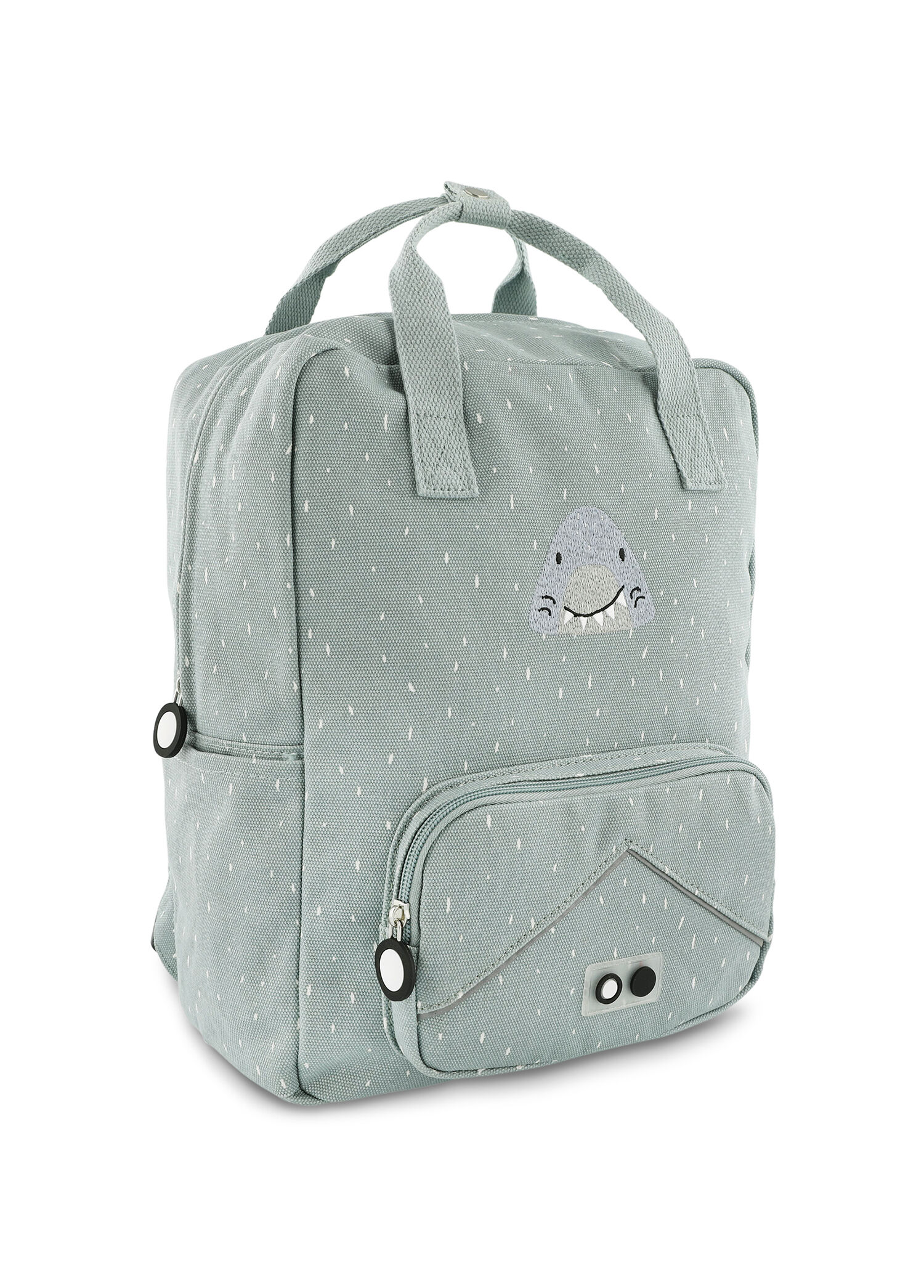 Mr.Shark Gri Büyük Boy Unisex Çocuk Sırt Çantası
