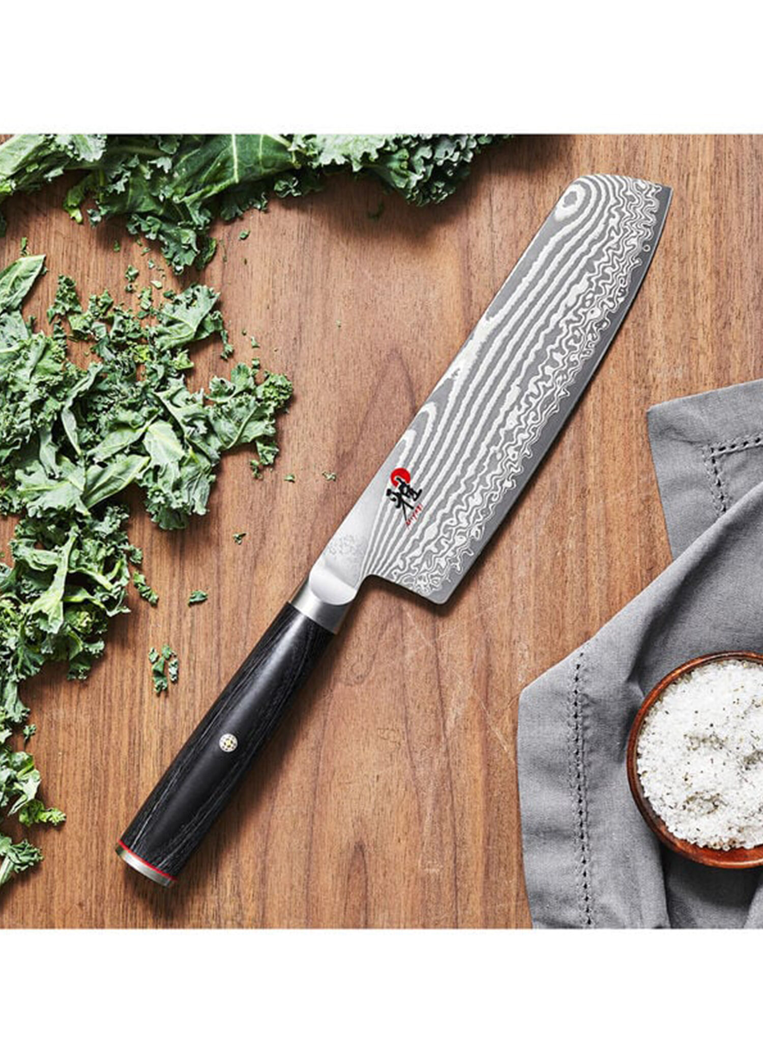 MIYABI　① Miyabi - Siyah Paslanmaz Çelik Nakiri Bıçağı 17 cm - Siyah