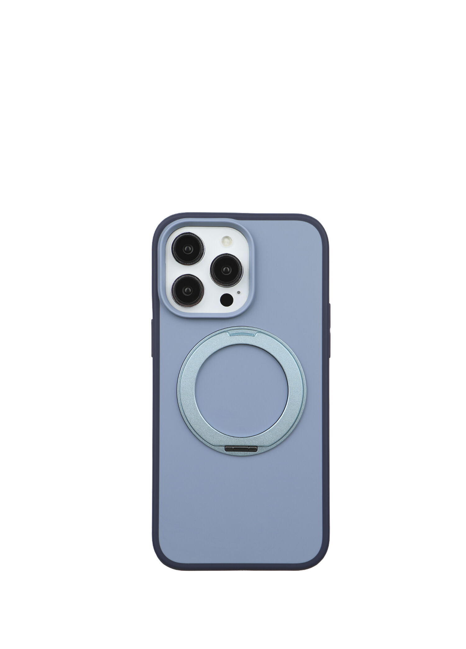 iPhone 16 Pro Max Mavi Standlı Magsafe Premium Fonksiyonel Telefon Kılıfı
