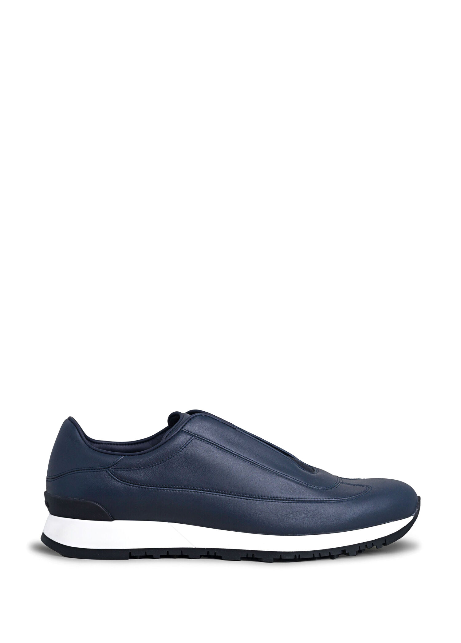 Lacivert Erkek Deri Sneaker
