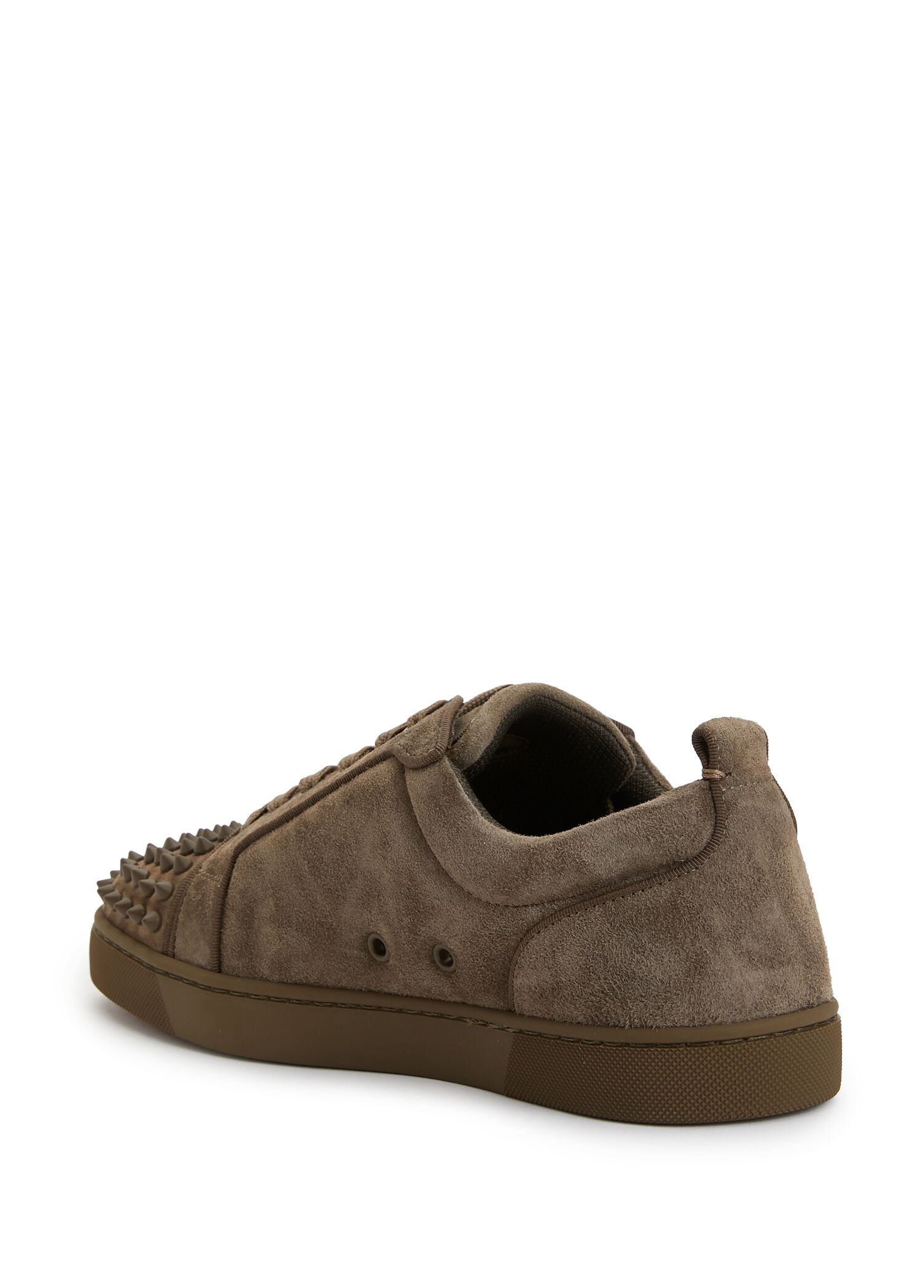 Christian Louboutin Koyu Gri Erkek Louis Erkek Deri Sneaker