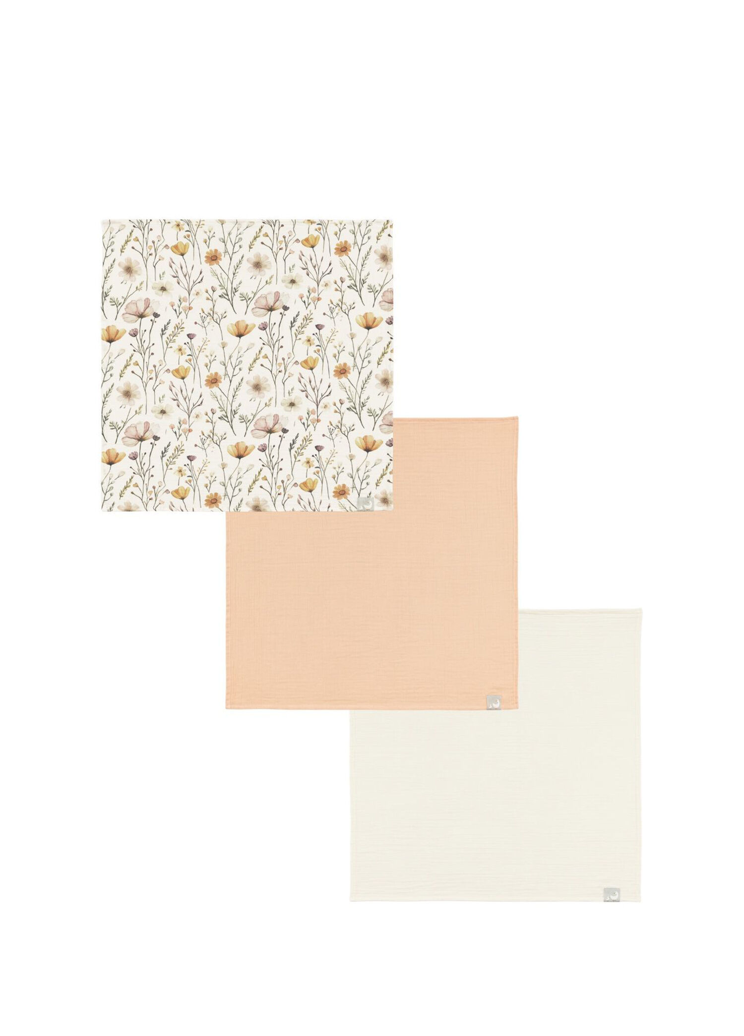 Bloomie x Duckyboo Basics 3'lü Bebek Müslin Örtü Seti
