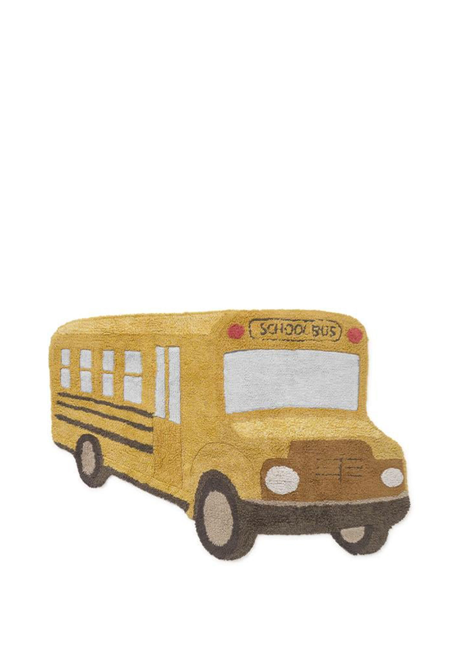 School Bus Pamuklu Çocuk Odası Halısı 90 x 130 cm