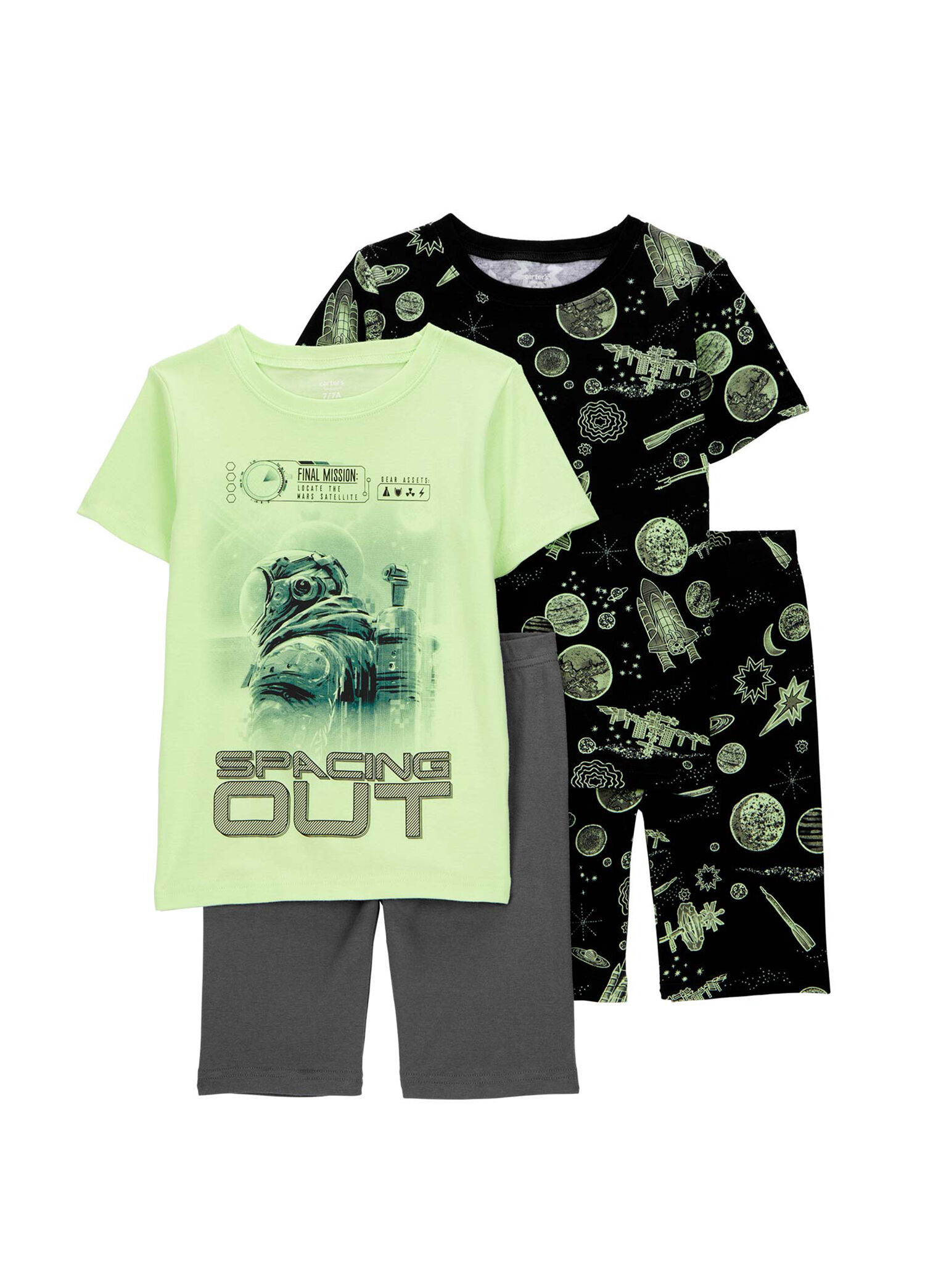 Baskılı Erkek Çocuk 4'lü Pijama Set