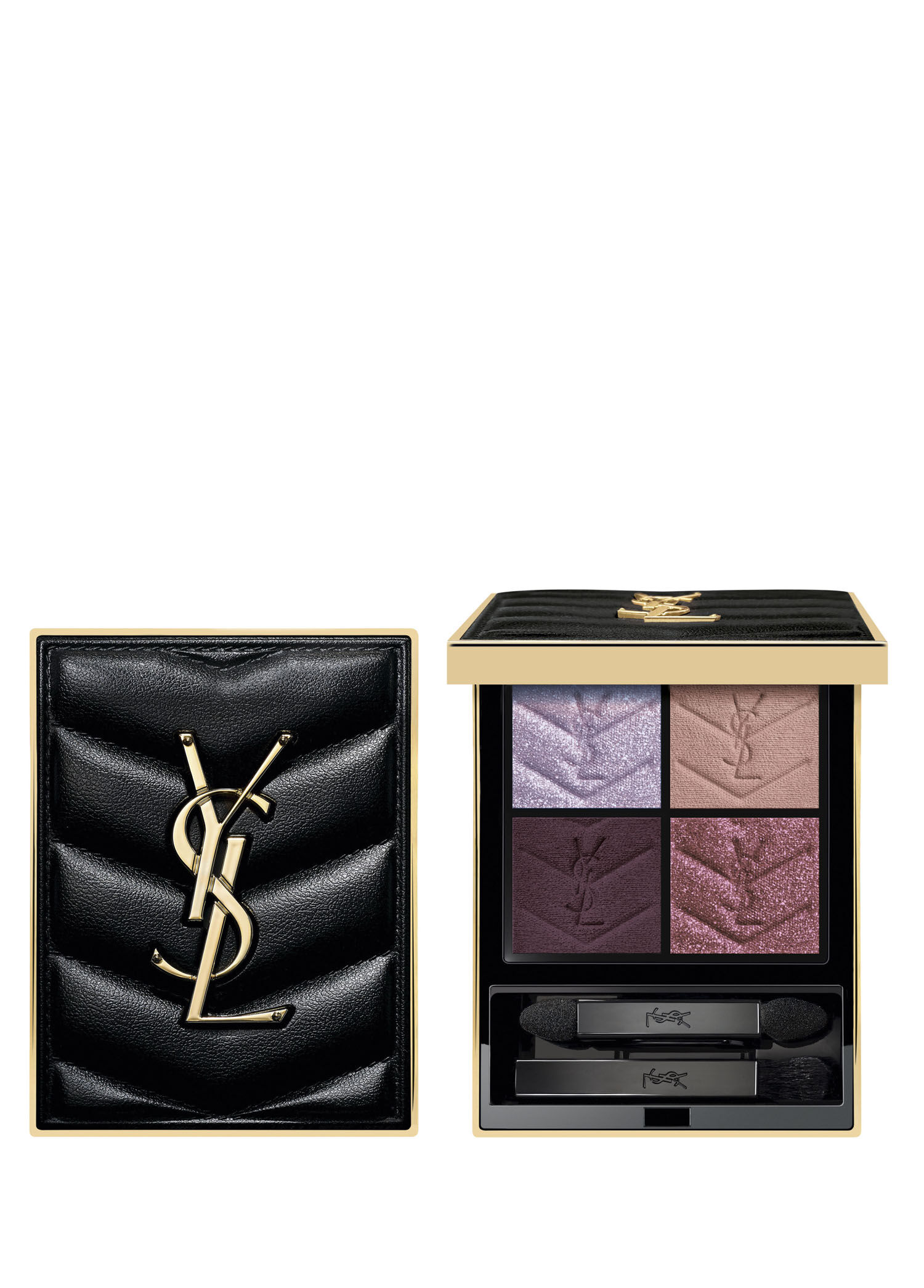 Yves Saint Laurent - Couture Mini Clutch Far Paleti Magnetic