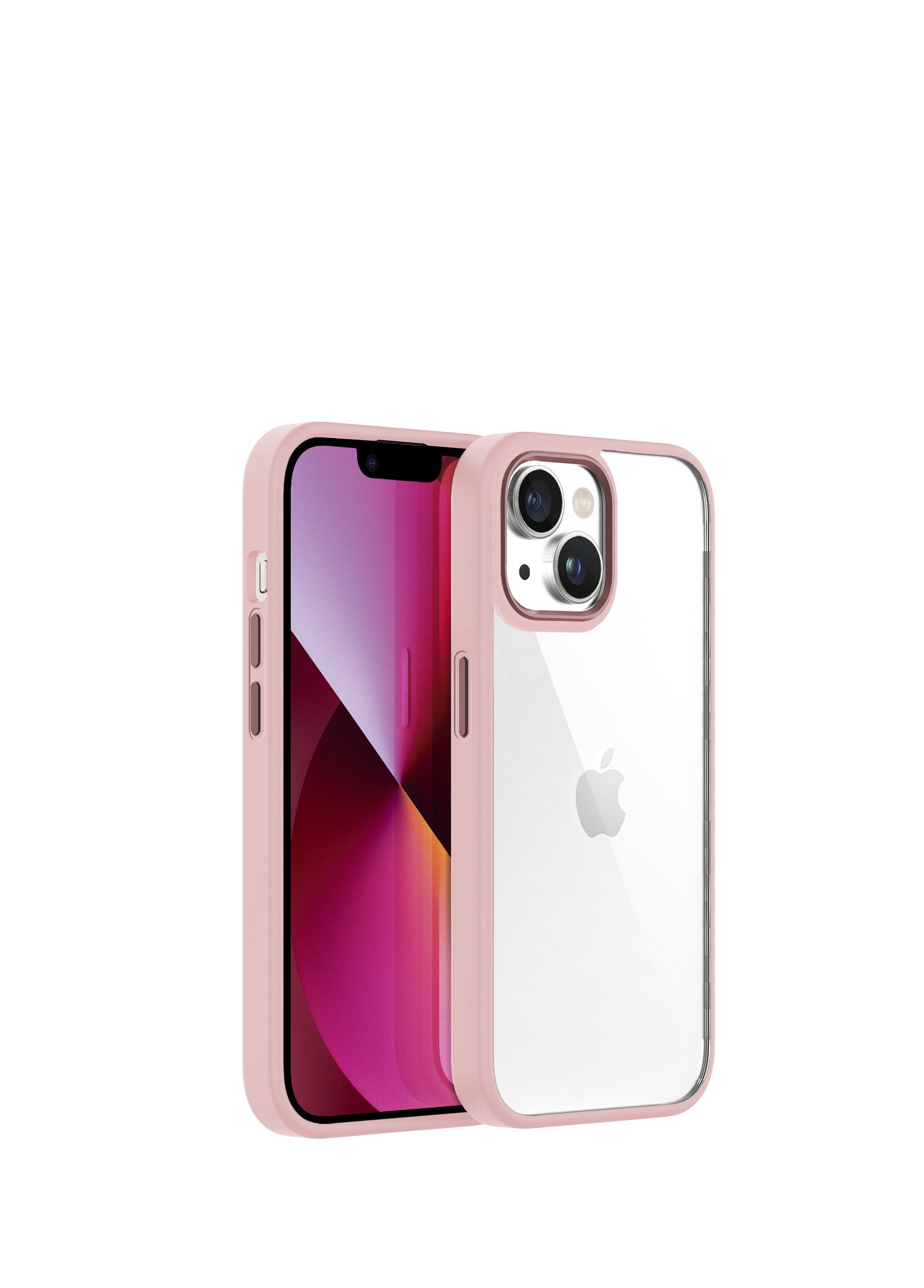 iPhone 13 New Air Bumper Pink Kılıf